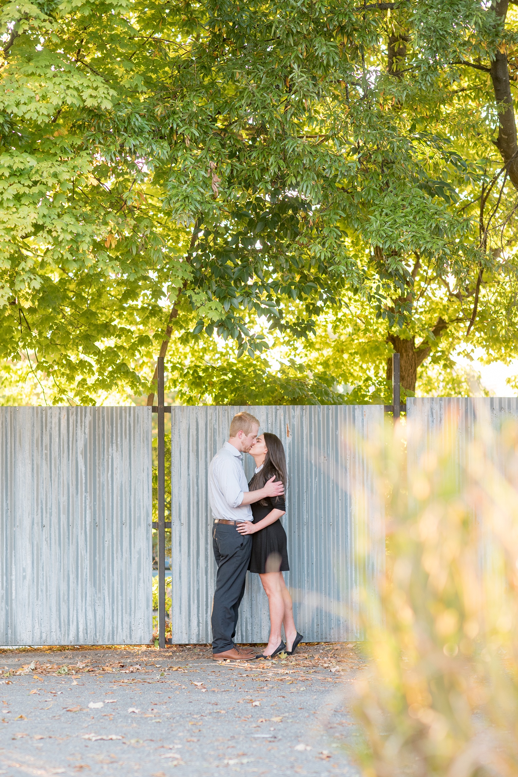 Mikkel Paige Photography photos of a downtown Raleigh engagement session.