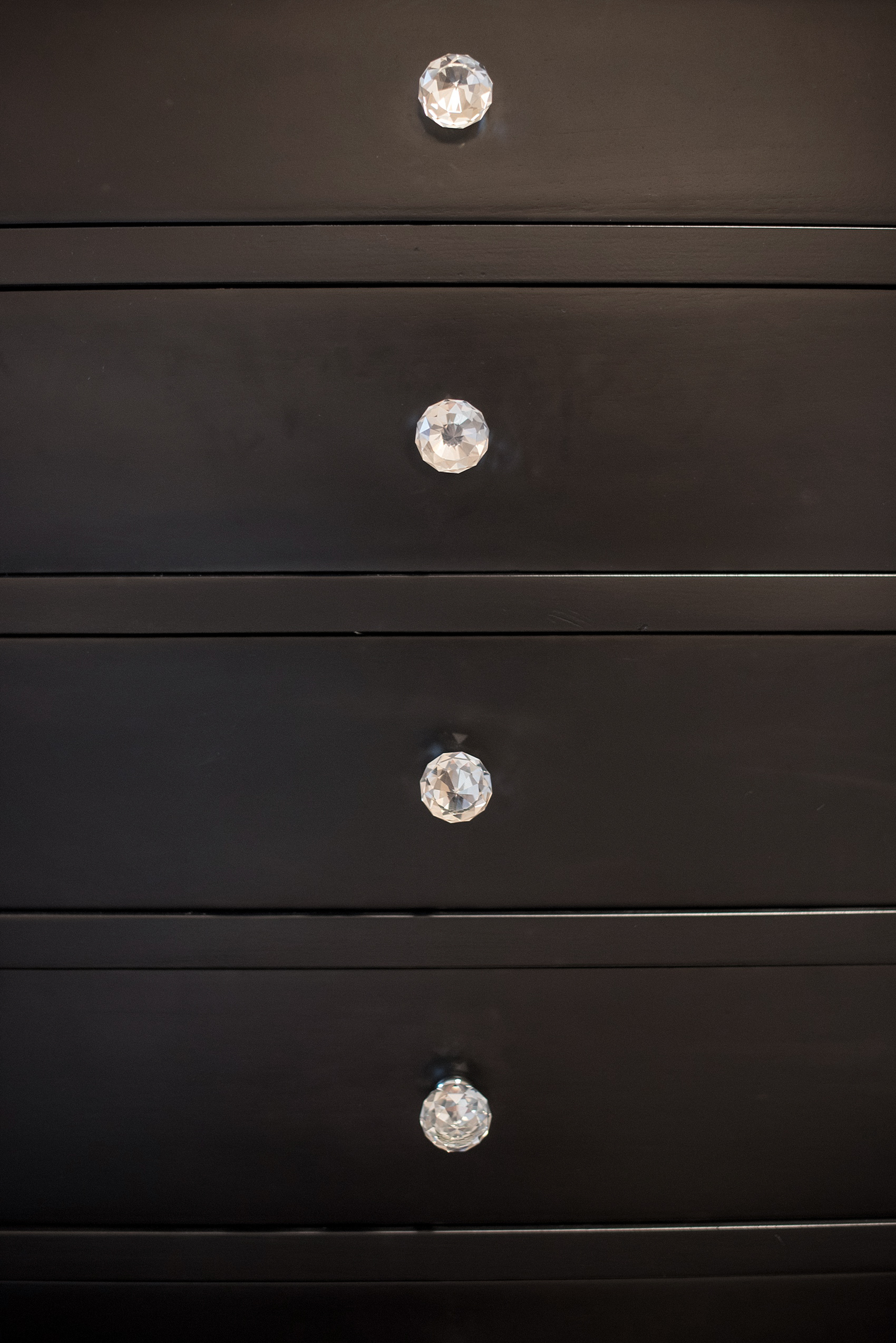 Mikkel Paige Photography, Raleigh wedding photographer, photos of The Mayton Inn hotel and venue in Cary, NC. Dresser details with glass faceted knobs.