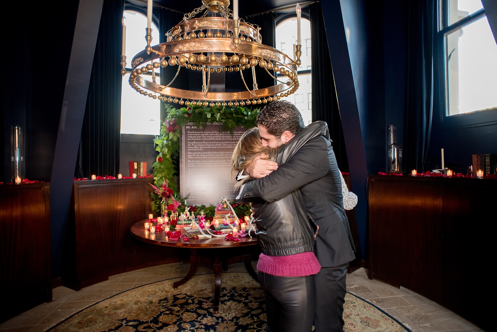 Mikkel Paige Photography photos of a surprise romantic NYC proposal at The Nomad Hotel. 