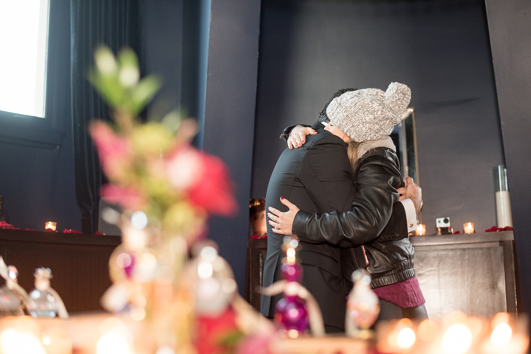 Mikkel Paige Photography photos of a surprise romantic NYC proposal at The Nomad Hotel. 