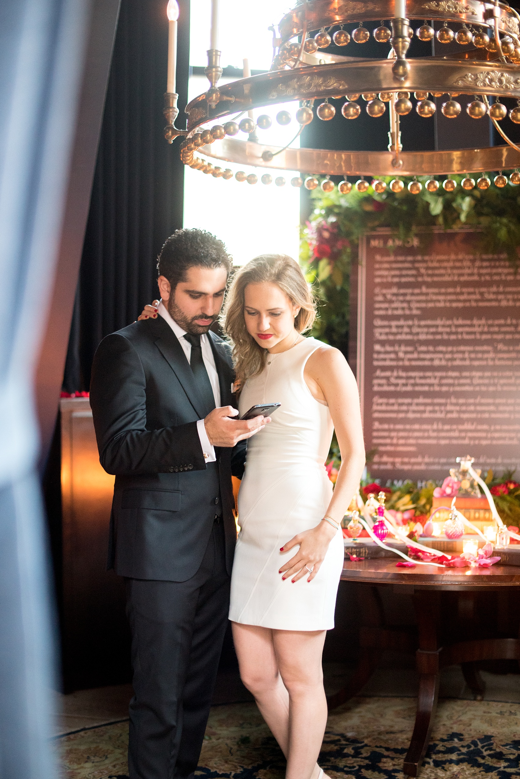 Mikkel Paige Photography photos of a surprise romantic NYC proposal at The Nomad Hotel. 