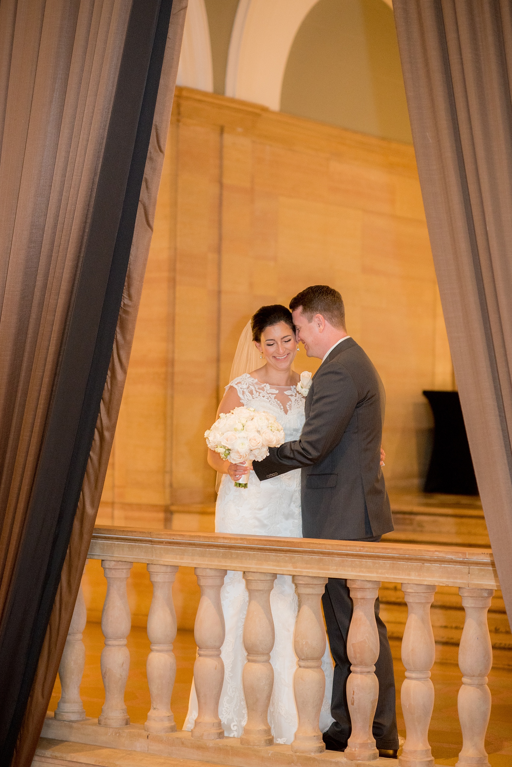 Mikkel Paige Photography photos of a wedding in downtown Chicago at The Rookery. The couple did their first look at the W Hotel.