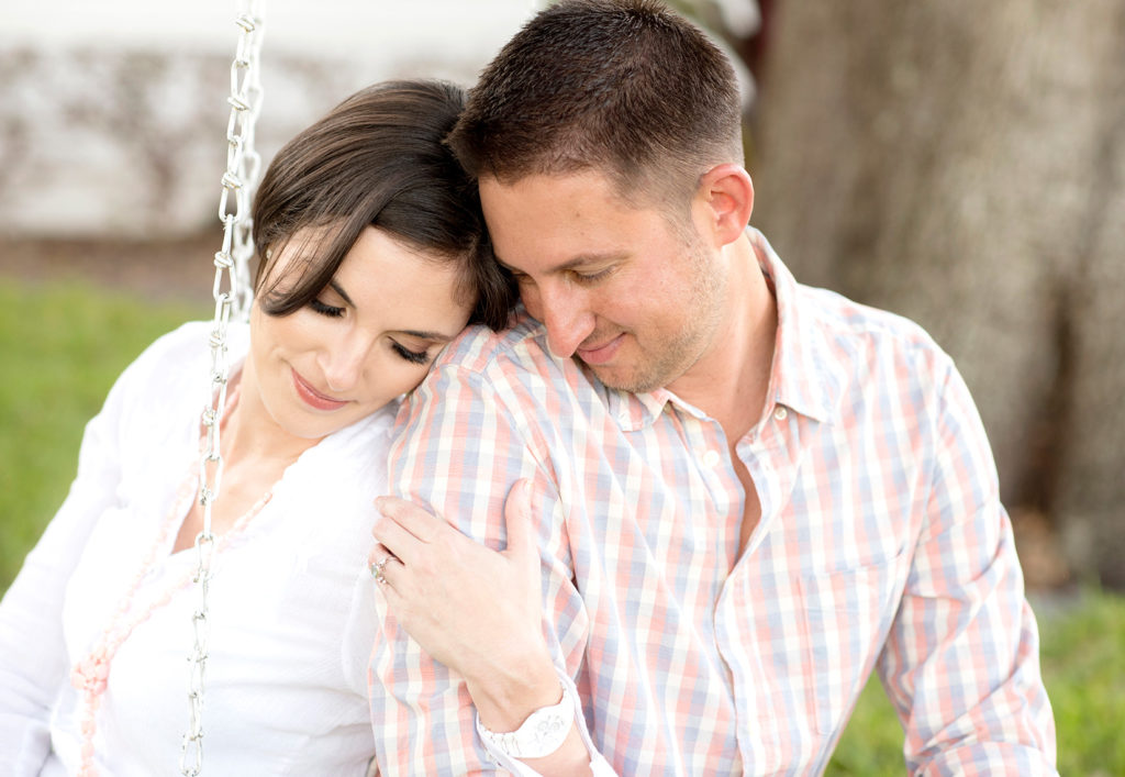 Mikkel Paige Photography engagement photos in downtown Orlando.