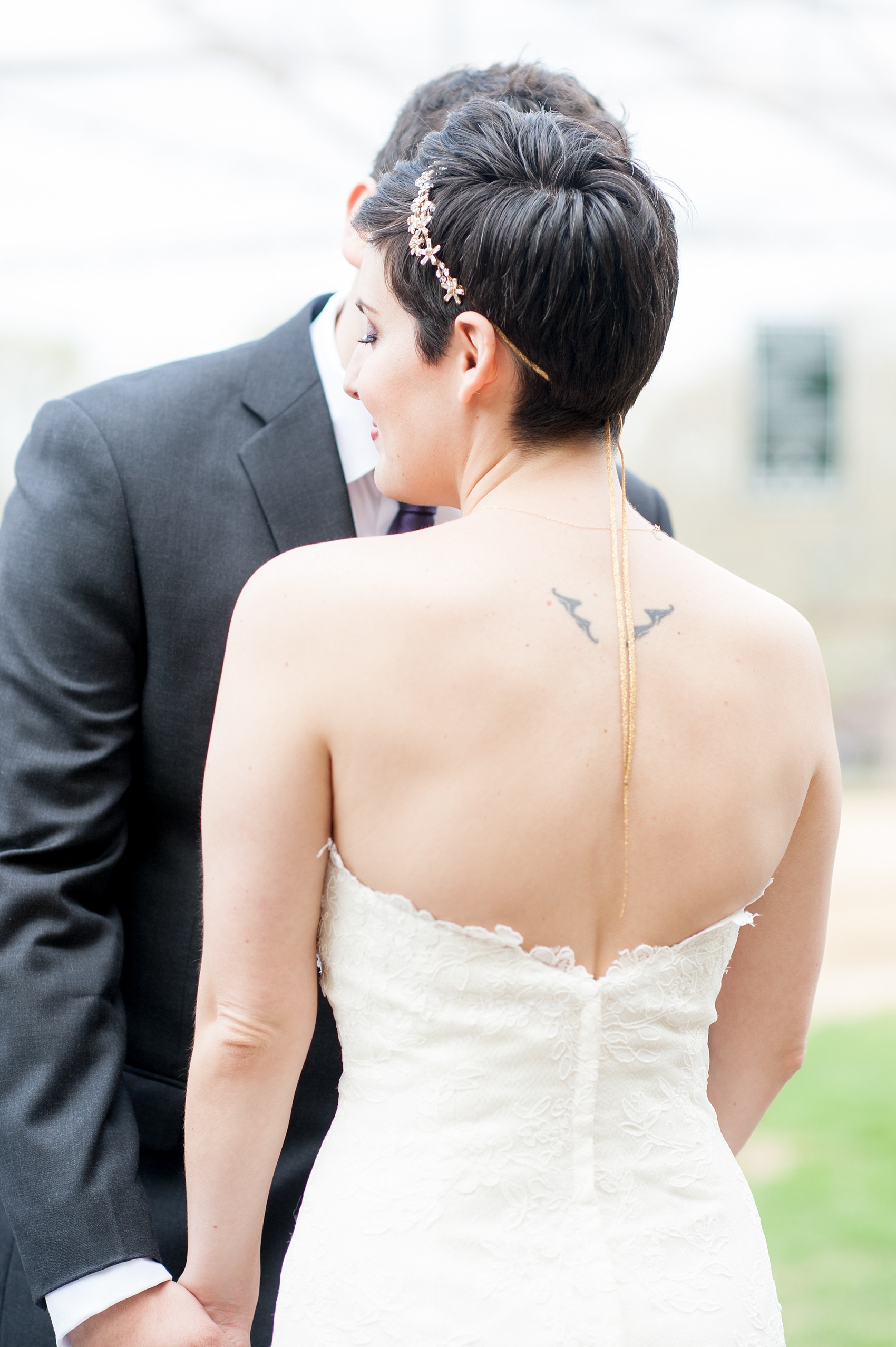 Mikkel Paige Photography Brooklyn Winery wedding photos. Picture of the bride and groom.