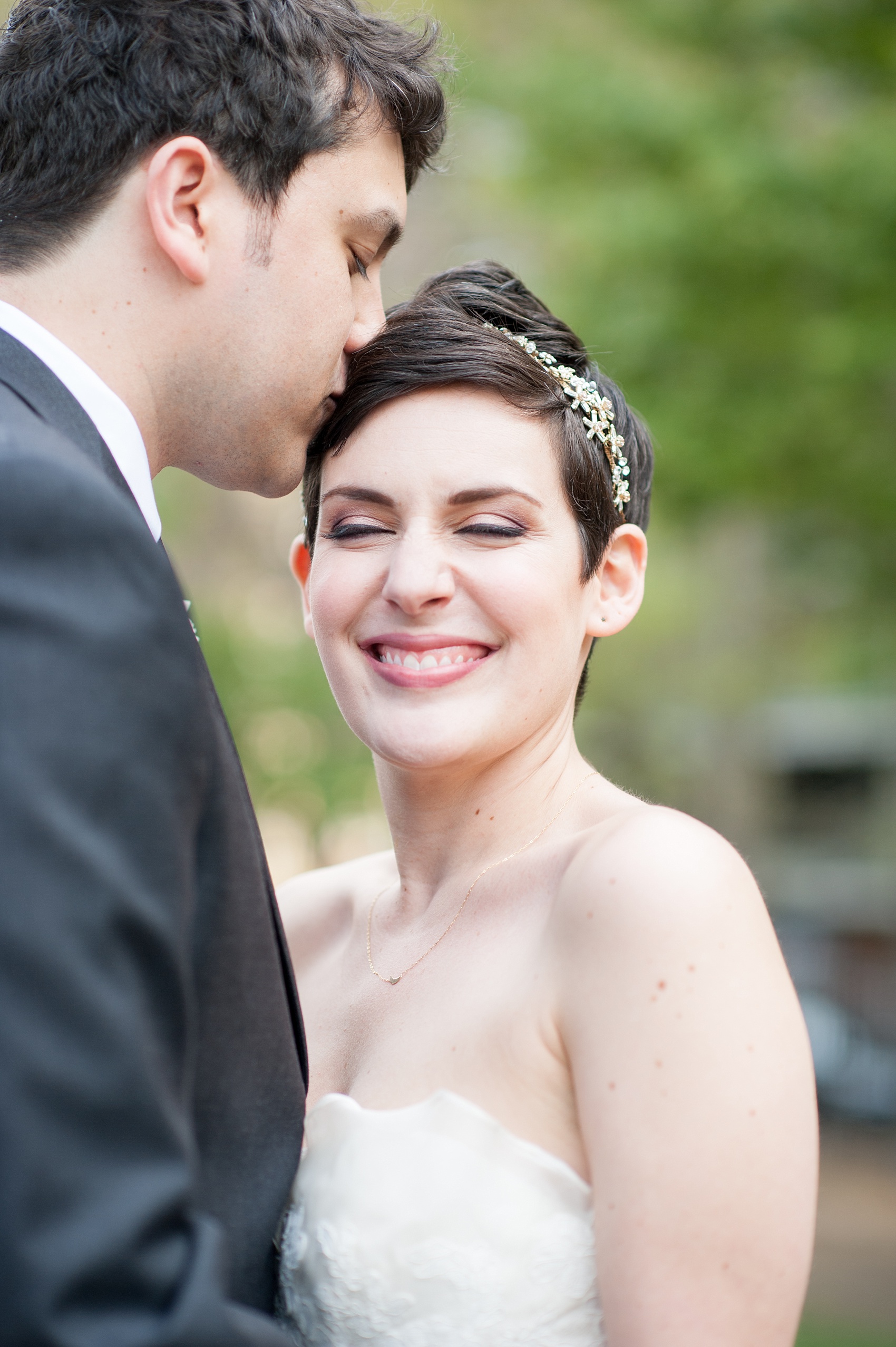 Mikkel Paige Photography Brooklyn Winery wedding photos. Picture of the bride and groom.