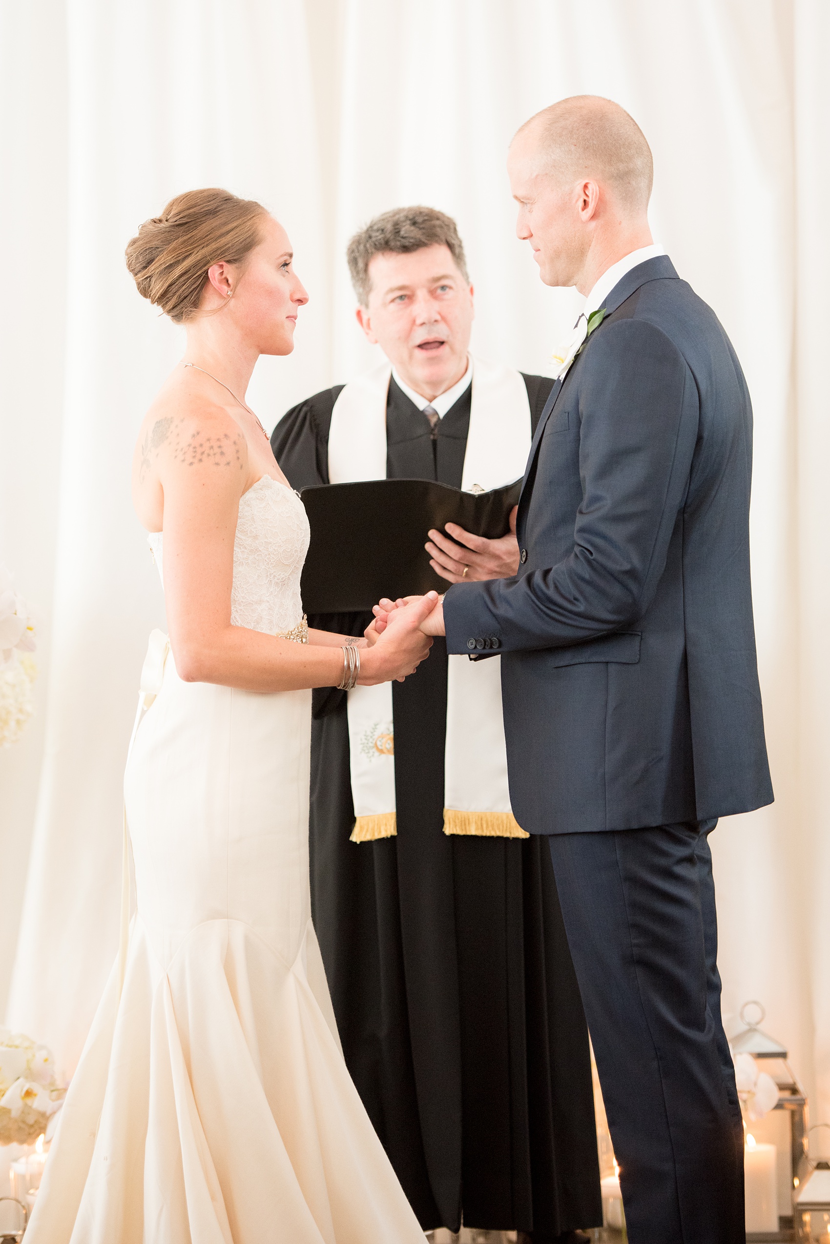 The Cookery Durham wedding photos by Mikkel Paige Photography. Picture of the tented ceremony.