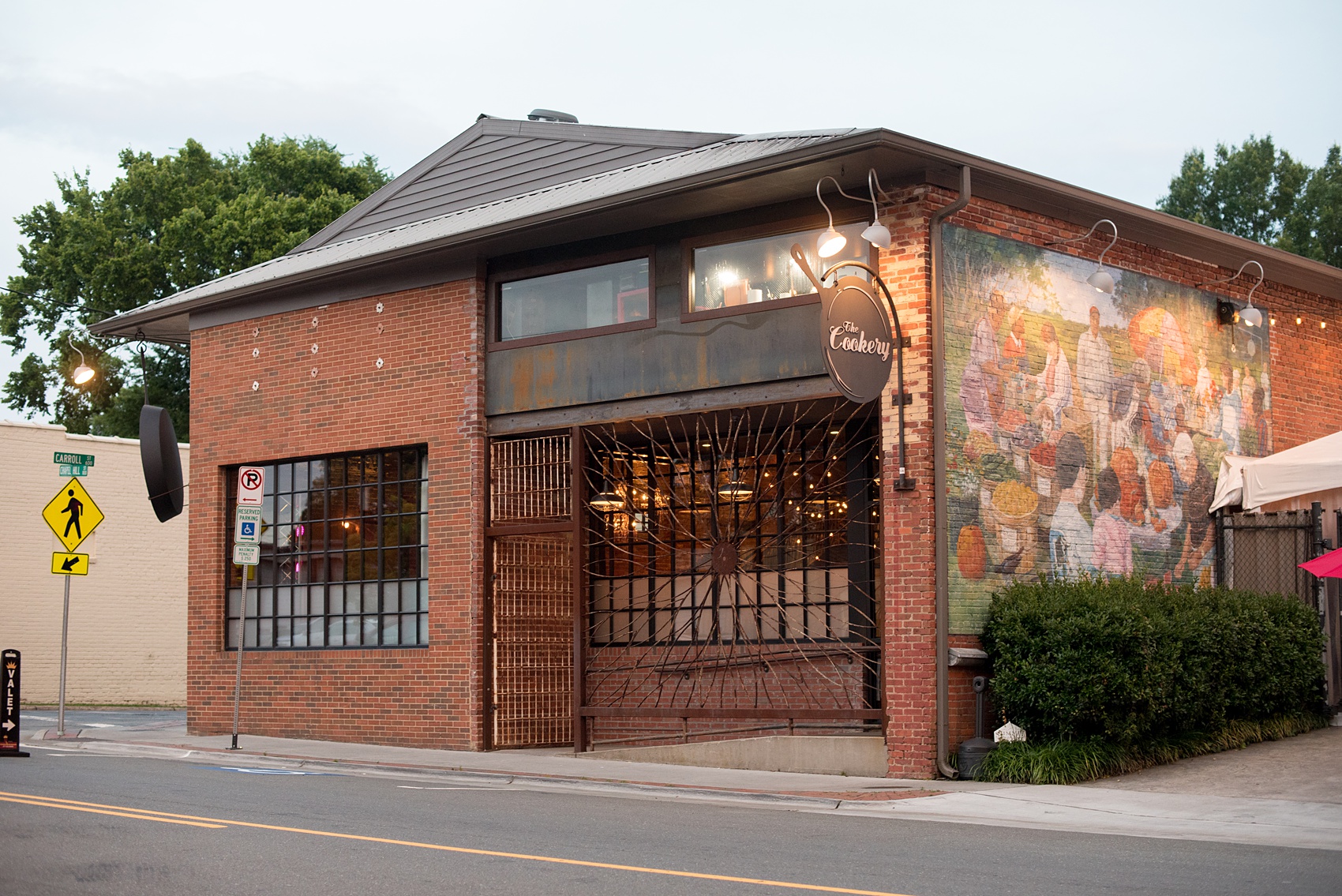 The Cookery Durham wedding photos by Mikkel Paige Photography. Picture of the front of the charming brick venue. 