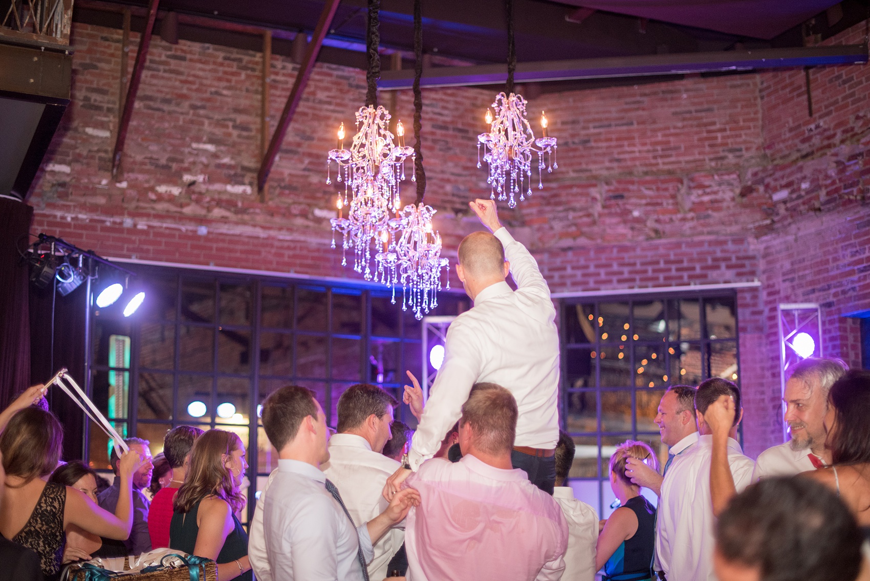 The Cookery Durham wedding photos by Mikkel Paige Photography. Picture of the groom dancing. 