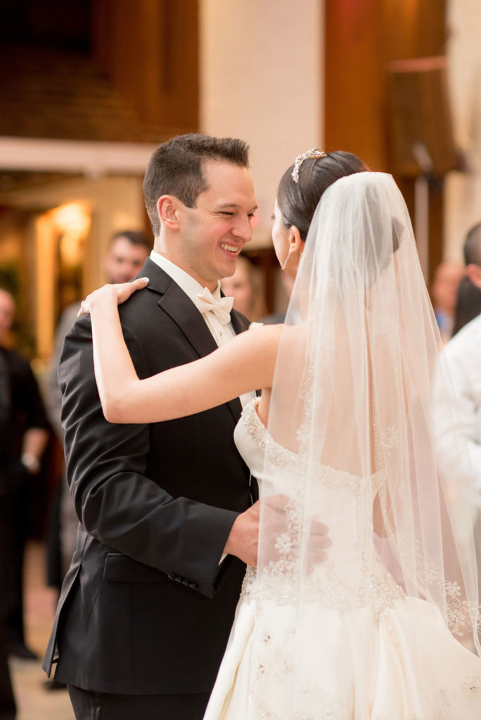 Mikkel Paige Photography wedding photos at The Fox Hollow. Picture of the bride and groom's first dance to Giving It All to You by Haley and Michaels.