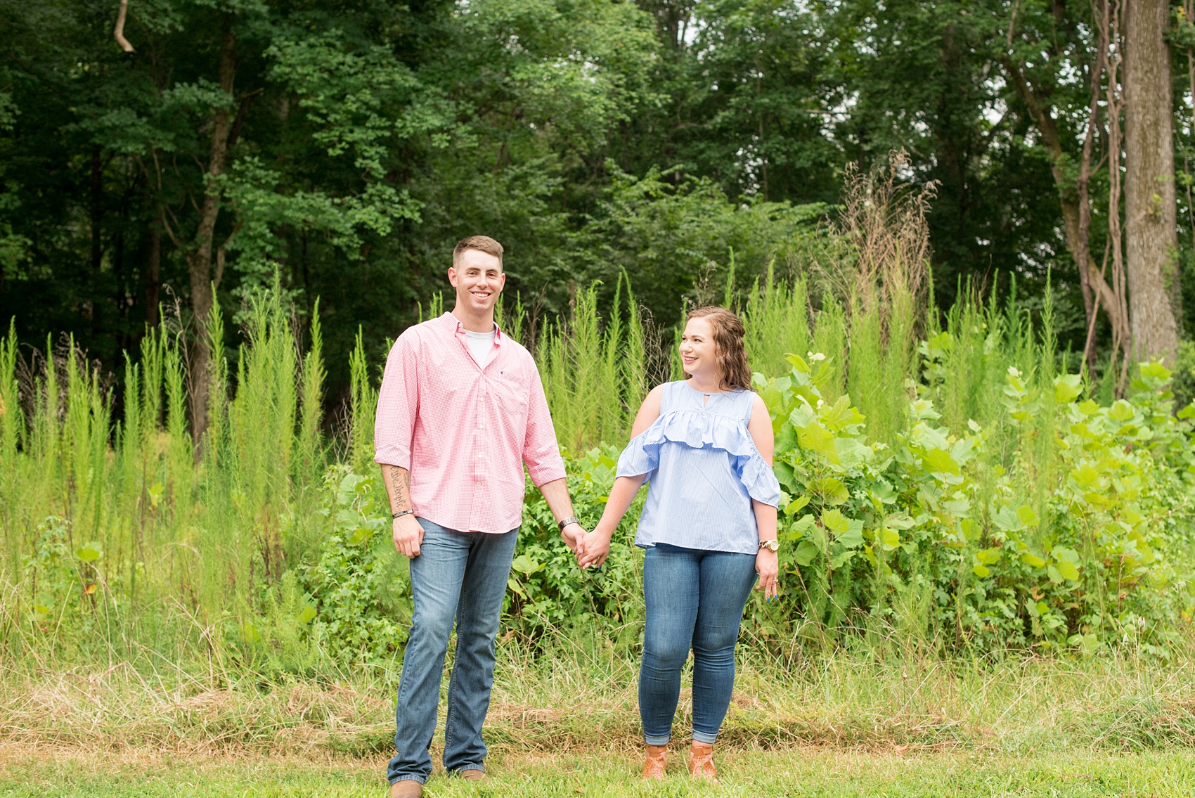 Mikkel Paige Photography photos of an engagement session at Eno Riverwalk in Hillsborough, North Carolina. 