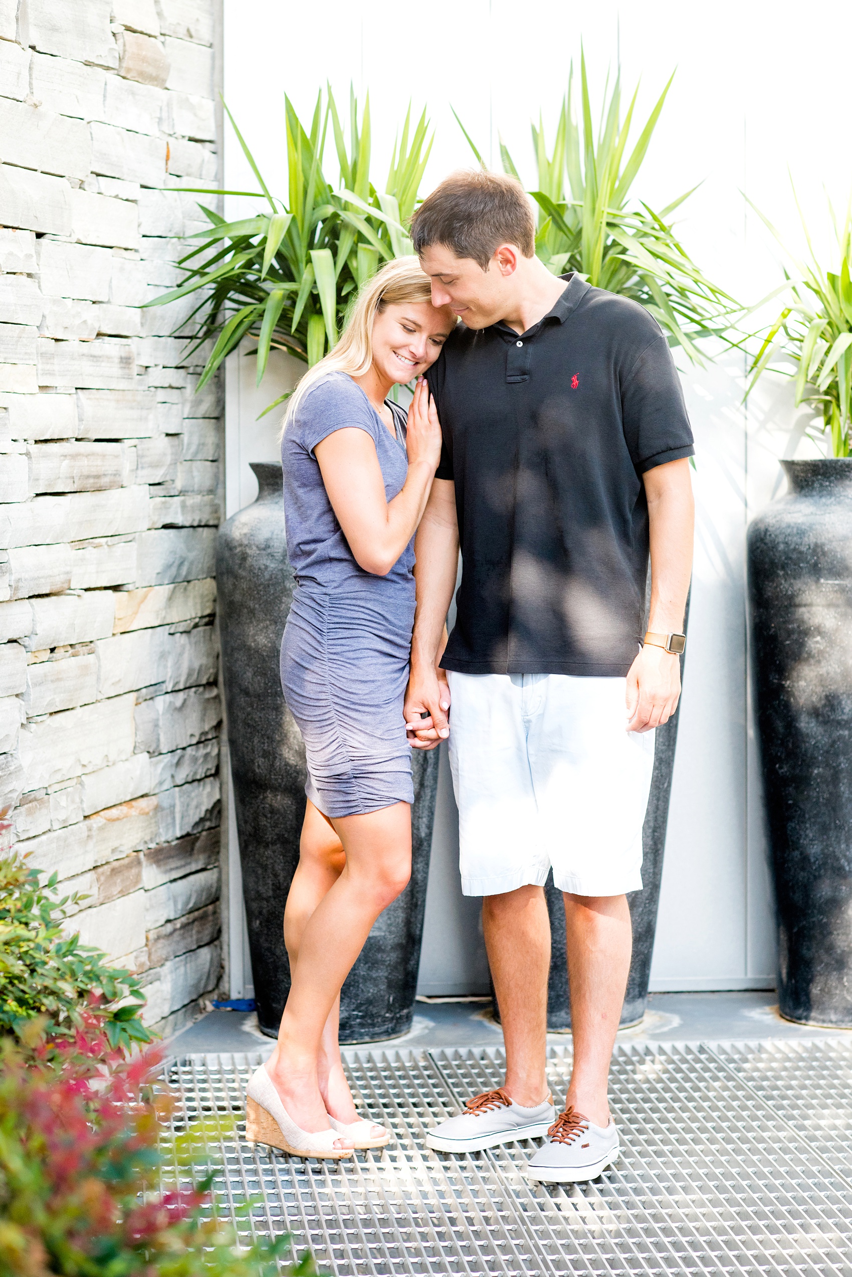 Mikkel Paige Photography pictures of a colorful engagement session in Chapel Hill North Carolina. 