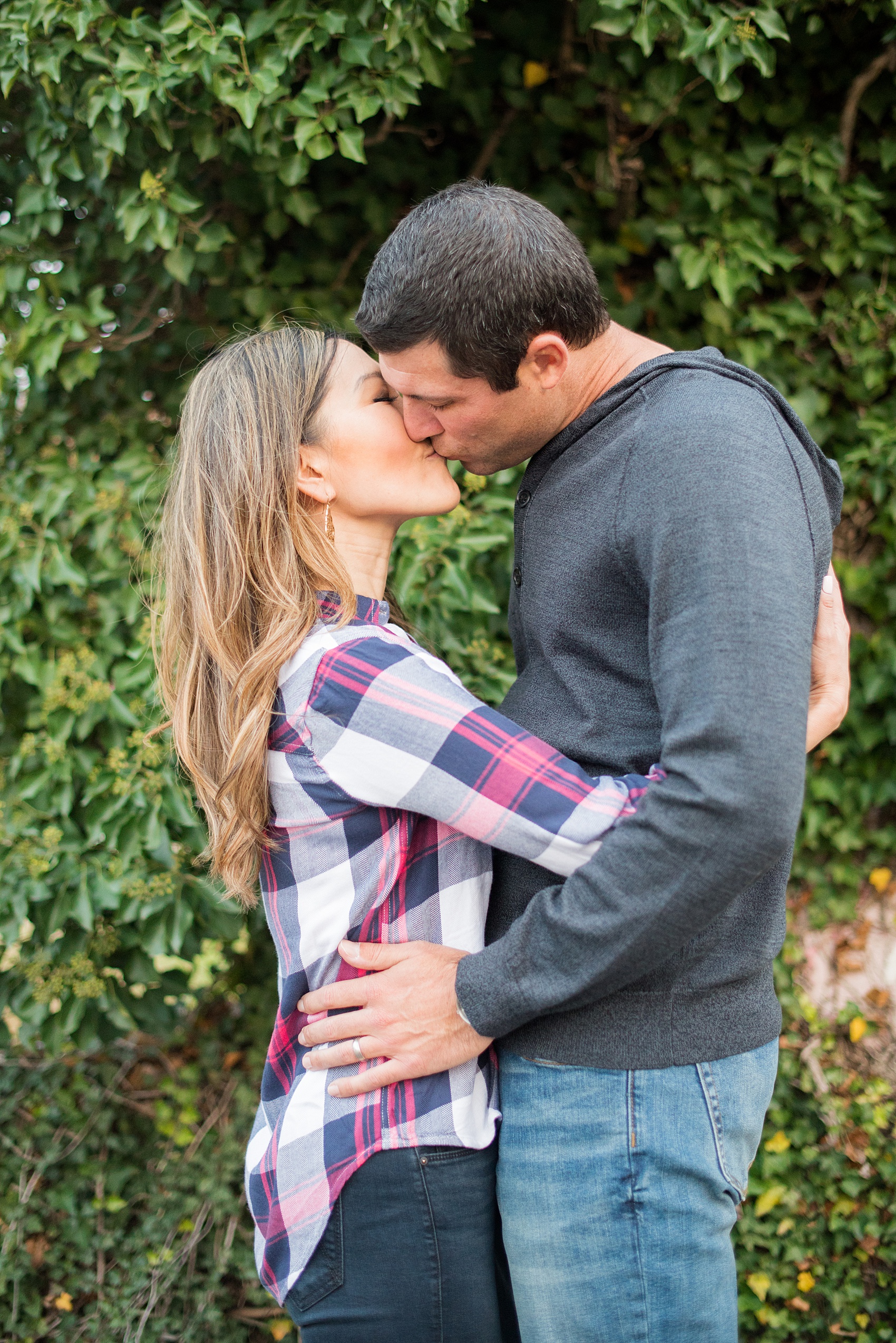 Colorful photos taken during a fall, autumn season engagement anniversary session. Images taken by Mikkel Paige Photography in an urban city setting. Click through to see more from this vibrant, unique photography session with lots of fun colors, street art murals and ideas for outfits!