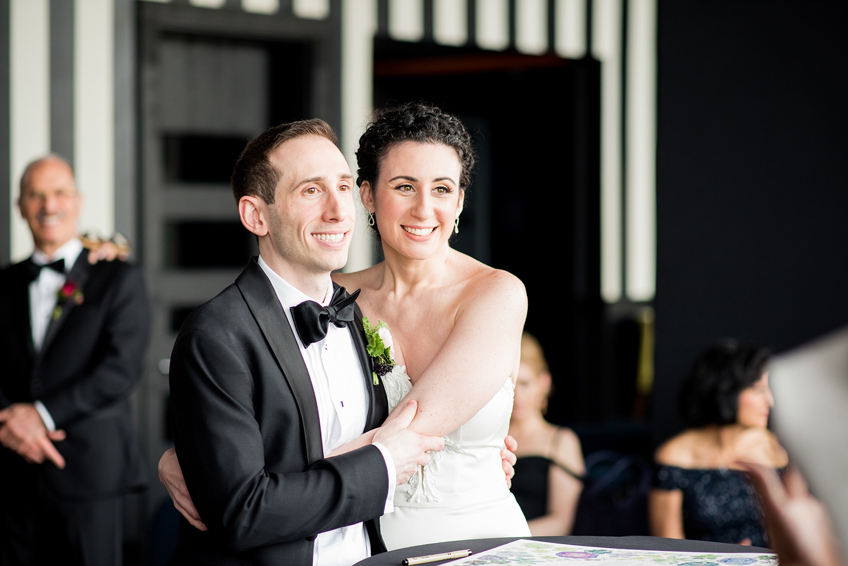 W Hoboken wedding photos at this New Jersey venue overlooking the NYC skyline by Mikkel Paige Photography. Picture of the bride and groom during the traditional Jewish ceremony. #mikkelpaige #HobokenWedding #NewJerseyPhotographer #NewYorkCityPhotographer #NYCweddingphotographer #brideandgroomphotos #redpeonies #romanticwedding #springwedding #CityWedding #JewishWedding #Chuppah