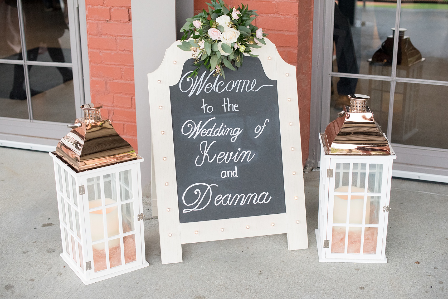 The Rickhouse wedding photos by Mikkel Paige photography in Durham, North Carolina. This urban venue has all the charm of the south for this bride and groom's spring wedding! The bride and groom had custom signage created for their day. Click to see more from their day! #mikkelpaige #northcarolina #southernwedding #TheRickhouseDurham #rosegoldandpink #customsignage #weddingsignage