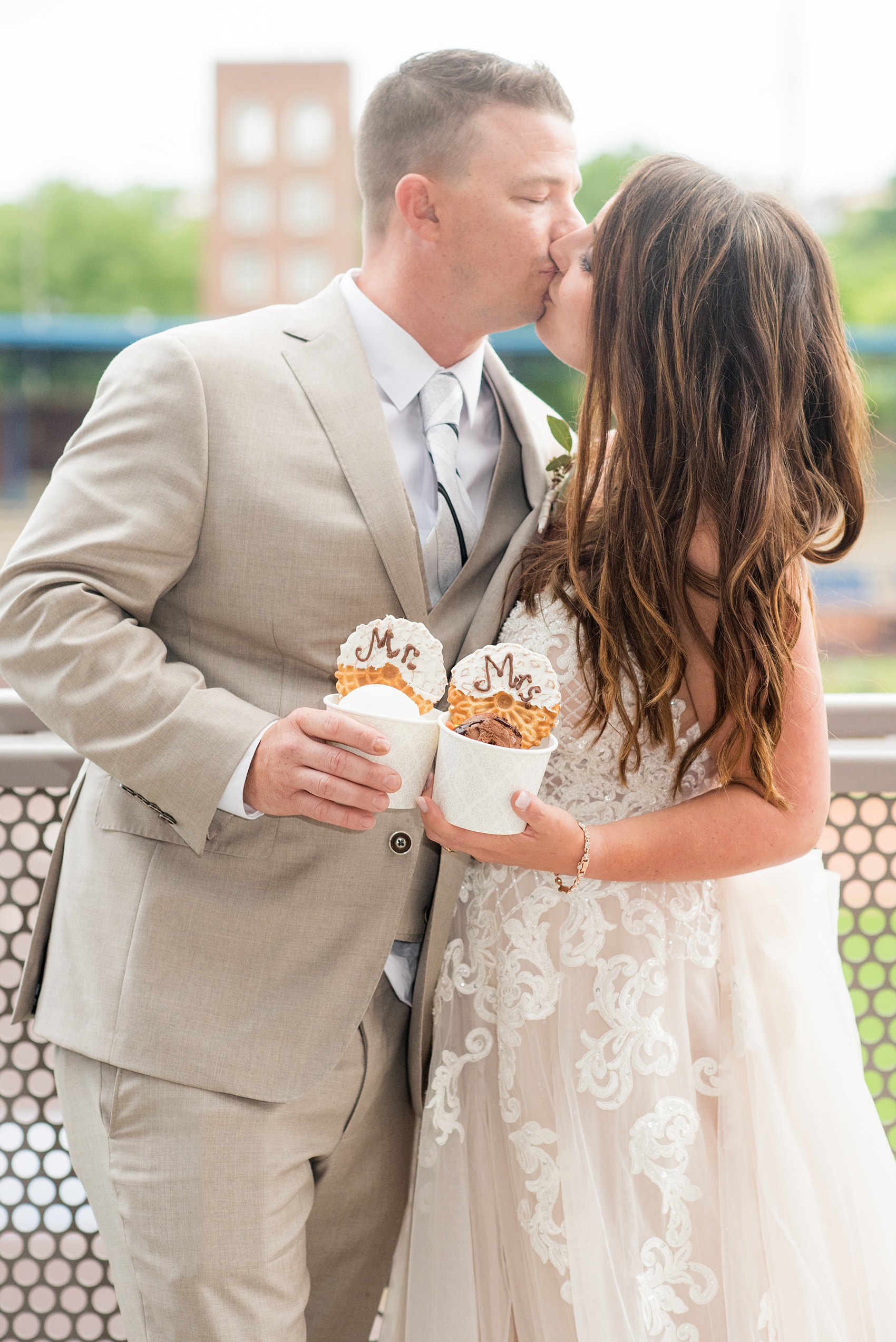 The Rickhouse wedding photos by Mikkel Paige photography in Durham, North Carolina. This urban venue has all the charm of the south for this bride and groom's spring wedding! #mikkelpaige #northcarolina #southernwedding #TheRickhouseDurham #rosegoldandpink