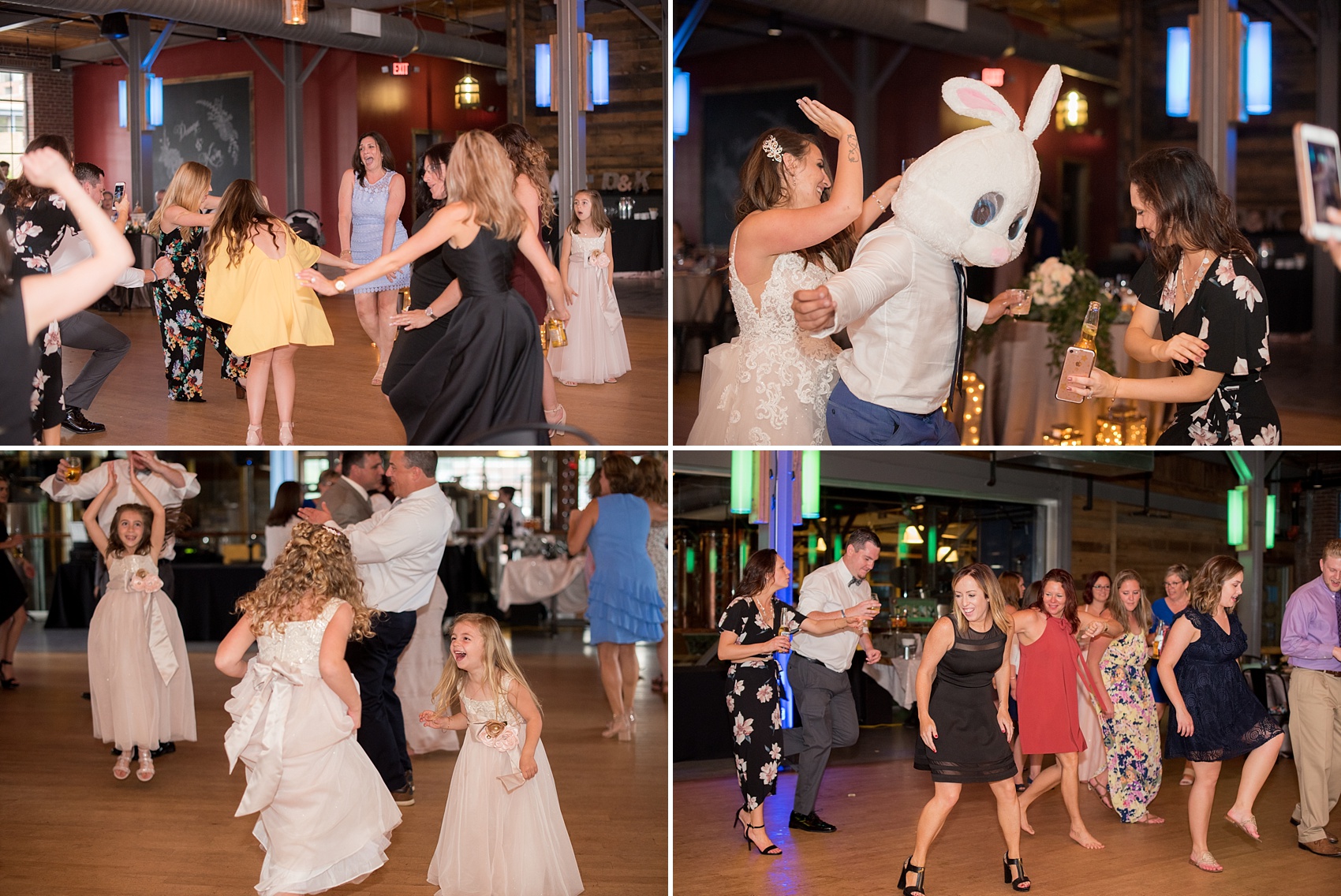 The Rickhouse wedding photos by Mikkel Paige photography in Durham, North Carolina. This urban venue has all the charm of the south for this bride and groom's spring wedding! #mikkelpaige #northcarolina #southernwedding #TheRickhouseDurham #rosegoldandpink #funreceptionphotos