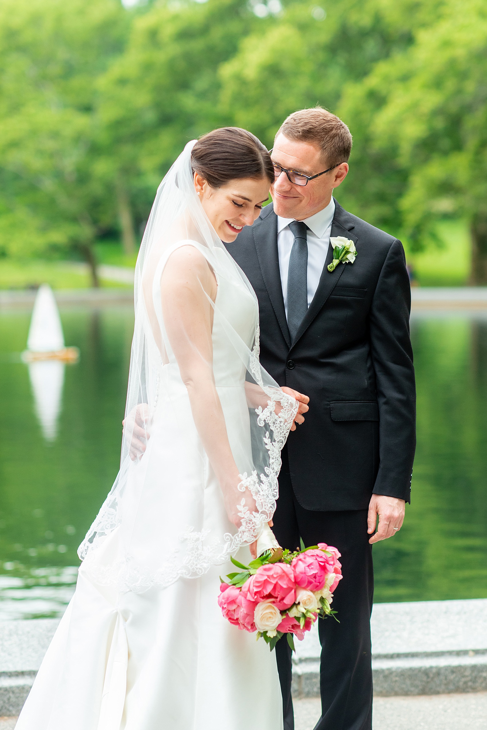 Wedding photos in Central Park at Loeb Boathouse by Mikkel Paige Photography. 