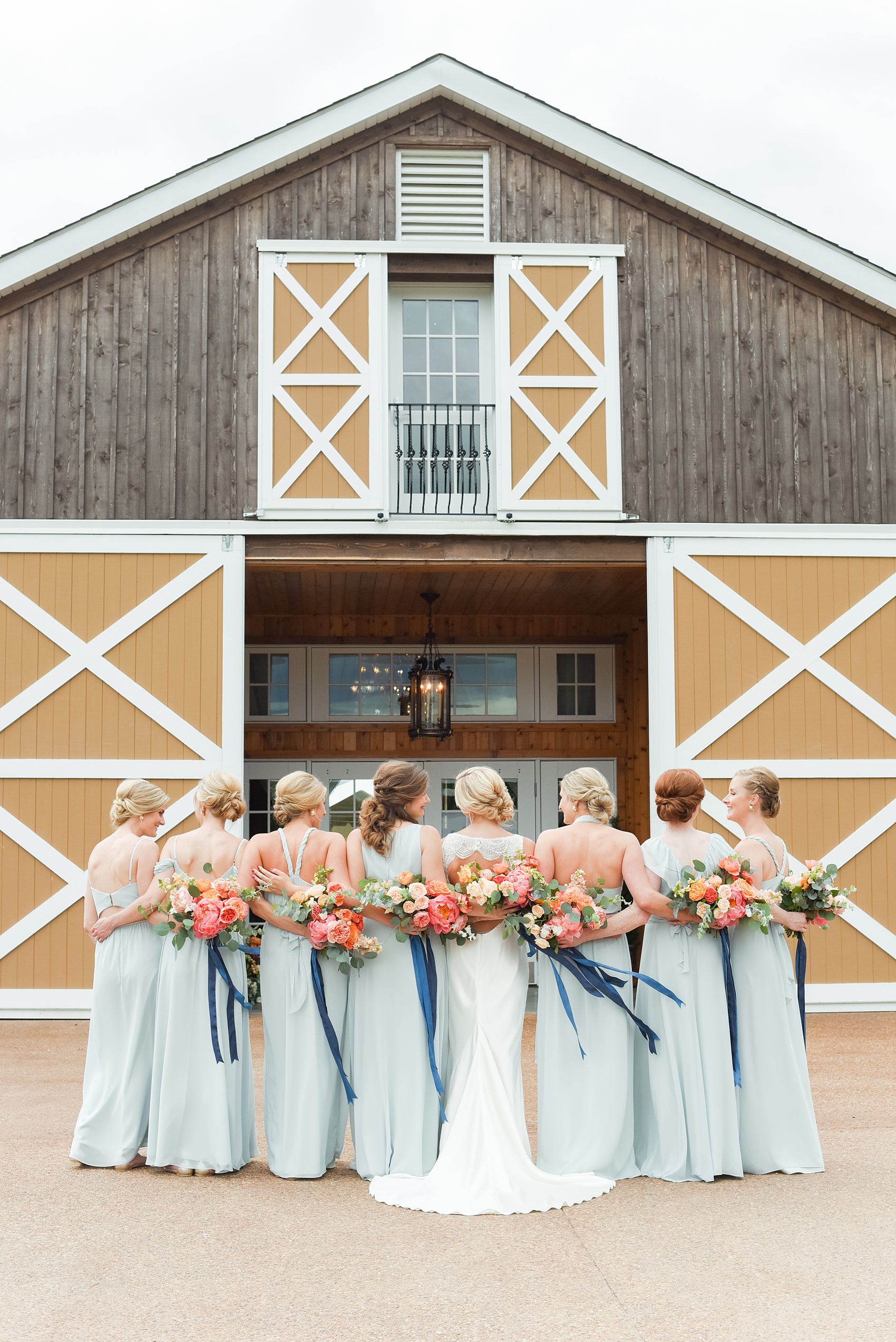 Charlottesville wedding photos by Mikkel Paige Photography. This Virginia venue is perfect for brides and grooms looking for a beautiful farm reception space. It’s green, romantic, and easy to dress up with flowers or keep simple. The bridesmaids wore mismatched mint green gowns and held colorful flowers. Click through for the complete post from this May event at the Lodge at Mount Ida Farm! Planning and design by @vivalevent and flowers by @apassarelli of Meristem Floral. #Charlottesville #mountidafarm #lodgeatmountida #CharlottesvilleVA #CharlottesvilleVirginia #Charlottesvillewedding #Charlottesvilleweddingphotographer #mikkelpaige #MeristemFloral #VivaLEvent