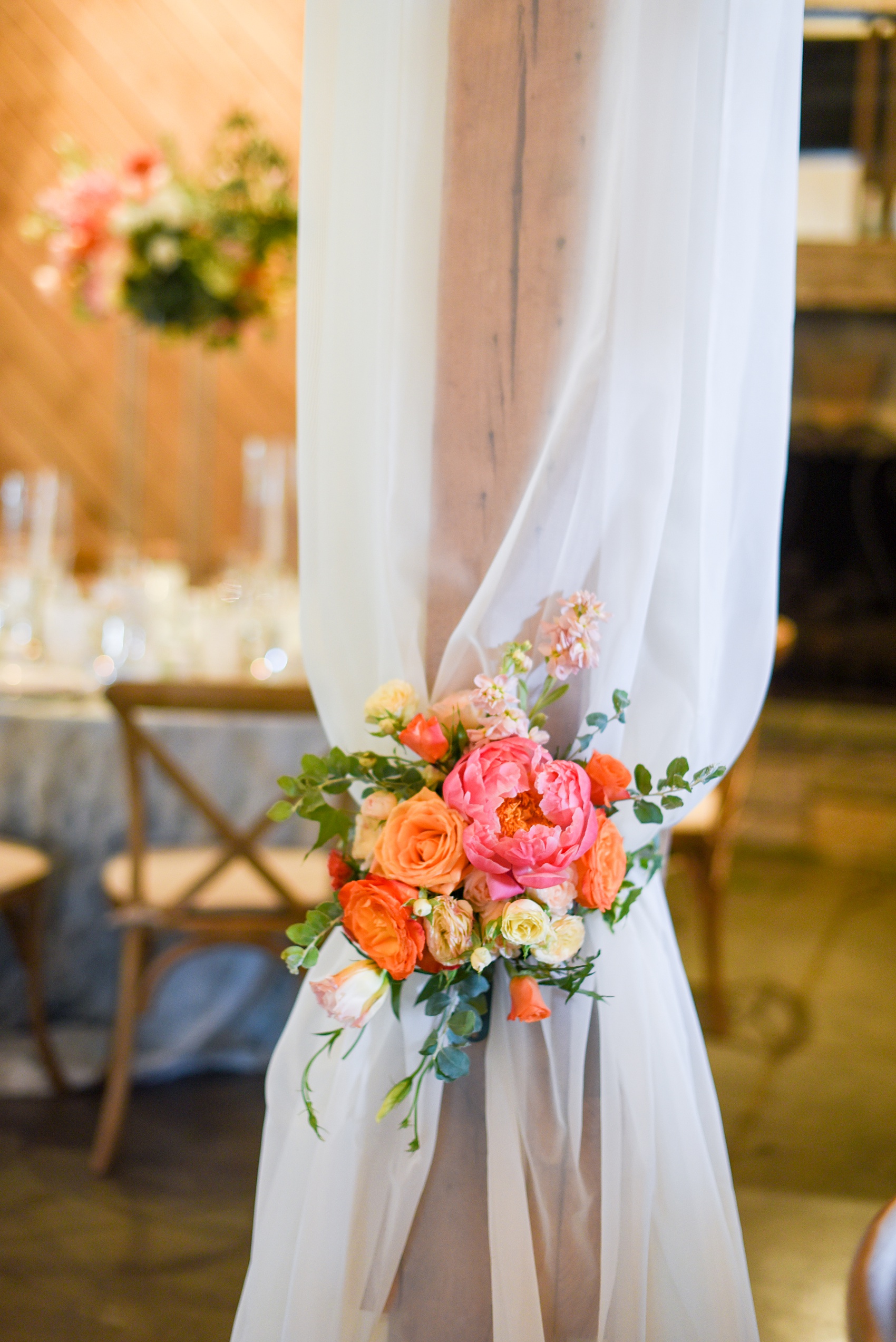 Charlottesville wedding photos by Mikkel Paige Photography. This Virginia venue is perfect for brides and grooms looking for a beautiful farm reception space. It’s green, romantic, and easy to dress up with flowers or keep simple. Custom draping was tied with colorful flowers including eucalyptus, garden roses, peonies, and ranunculus. Click through for the complete post from this May event at the Lodge at Mount Ida Farm! Planning and design by @vivalevent and flowers by @apassarelli of Meristem Floral. #Charlottesville #mountidafarm #lodgeatmountida #CharlottesvilleVA #CharlottesvilleVirginia #Charlottesvillewedding #Charlottesvilleweddingphotographer #mikkelpaige #MeristemFloral #VivaLEvent