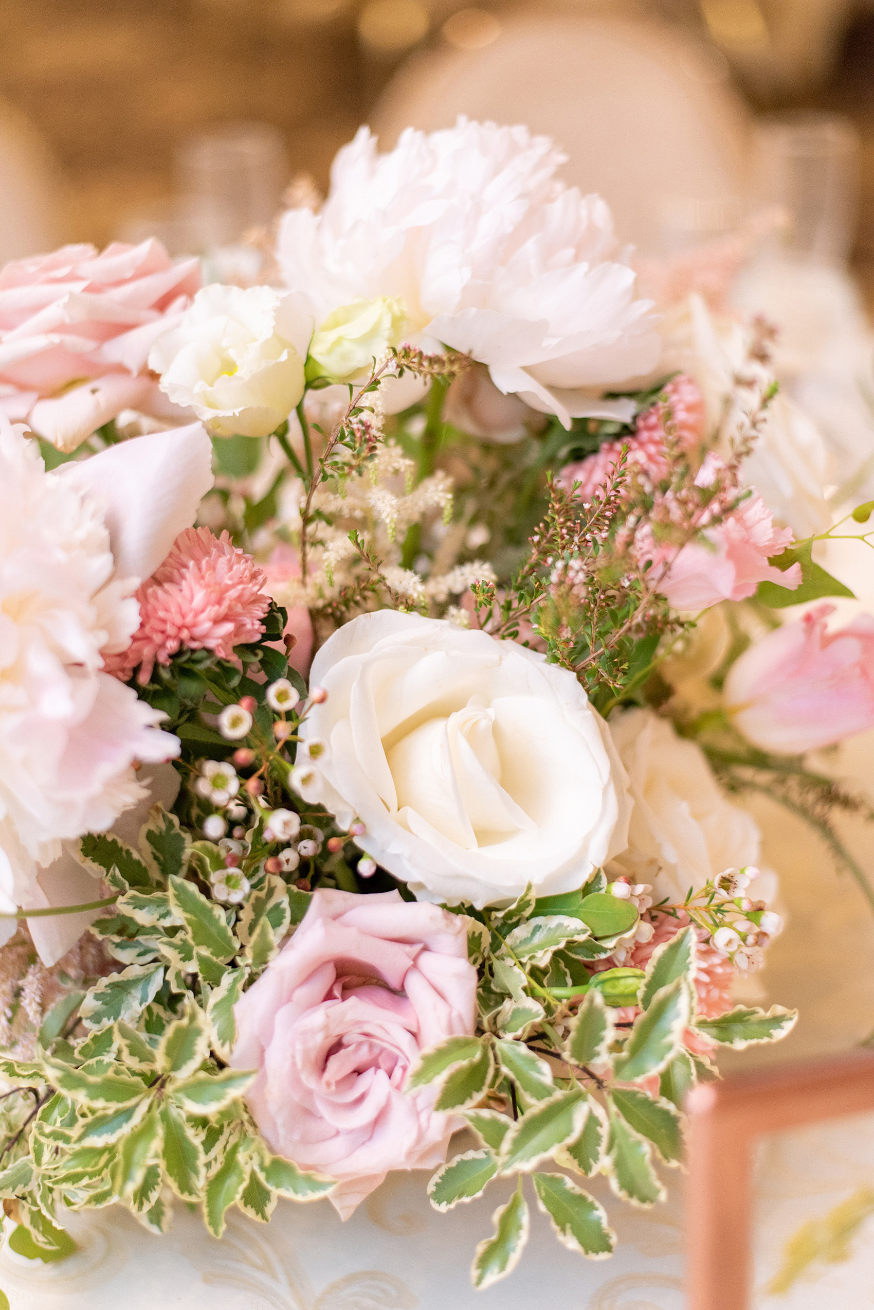 A June wedding at Olde Mill Inn, NJ. Photos by Mikkel Paige Photography for an event with pink details. This New Jersey venue is a great option for something not too far from NYC. The reception was filled with unique glass terrarium vases, colorful pink flowers and greenery, peonies and Midsummer Night’s Dream theme details. Click through for their complete wedding recap! #OldeMillInn #NJwedding #NJweddingphotographer #mikkelpaige #NewJerseyWeddingVenue #NewJerseyWedding #CrossEstateGardens #weddingdetails #MidsummerNightsDream