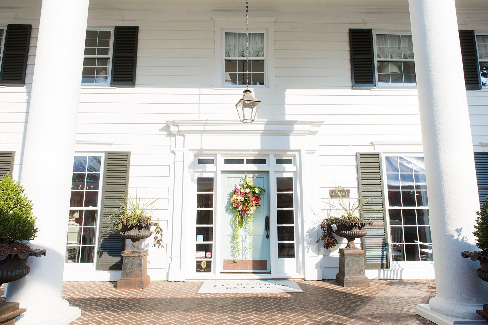 Highgrove Estate wedding photos by Mikkel Paige Photography. These pictures show an awesome outdoor venue in a historic house near Raleigh whether it’s a small or large reception. This couple’s celebration had a ton of colorful elements from fun signs, to custom stationery and table numbers to said places they traveled to, with pink and green touches, planned by @asouthernsoiree. #NorthCarolinaVenues #WeddingVenues #MikkelPaige #ASouthernSoiree #Raleighwedding #HighgroveEstate #SouthernWeddings