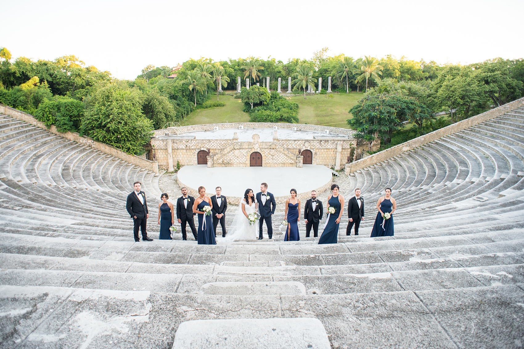 If you’re planning a destination wedding Casa de Campo in the Dominican Republic is a great location. It’s in La Romana, an hour from Punta Cana, and is an all inclusive resort with tropical Minitas beach and mountains view. It’s a beautiful venue, which these pictures by Mikkel Paige Photography prove. Click through for more bridesmaids, groomsmen and wedding party ideas! Coordination by @theeventeur, makeup by NYC Beauty Clique. #mikkelpaige #weddingparty #navybluewedding