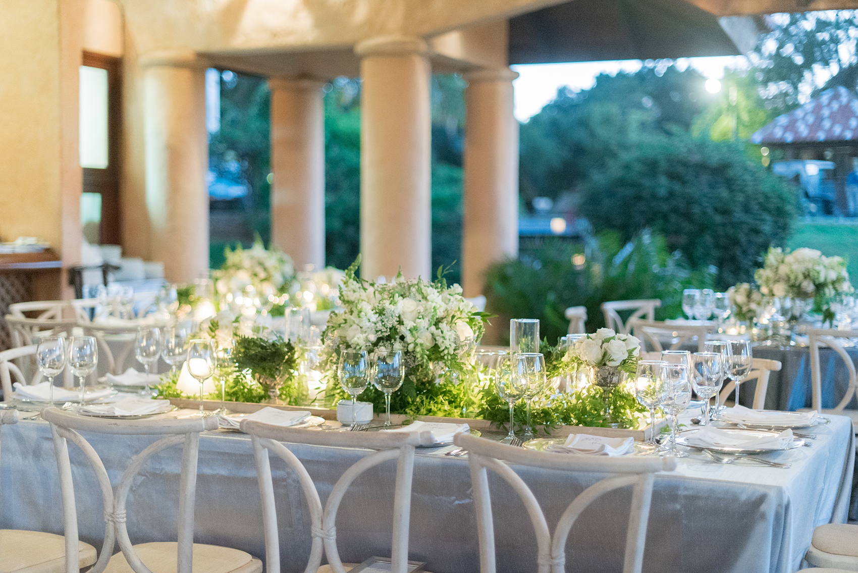 Casa de Campo in the Dominican Republic is a great location for a destination wedding. It’s in La Romana, an hour from Punta Cana, and is an all inclusive resort with Minitas beach and mountains view. It’s a beautiful venue, evidenced by these pictures by destination wedding photographer, Mikkel Paige Photography. Click through for more blue + white ceremony and reception ideas! Planning by @theeventeur. #mikkelpaige #bluewedding #dominicanrepublicwedidng #destinationweddingphotographer