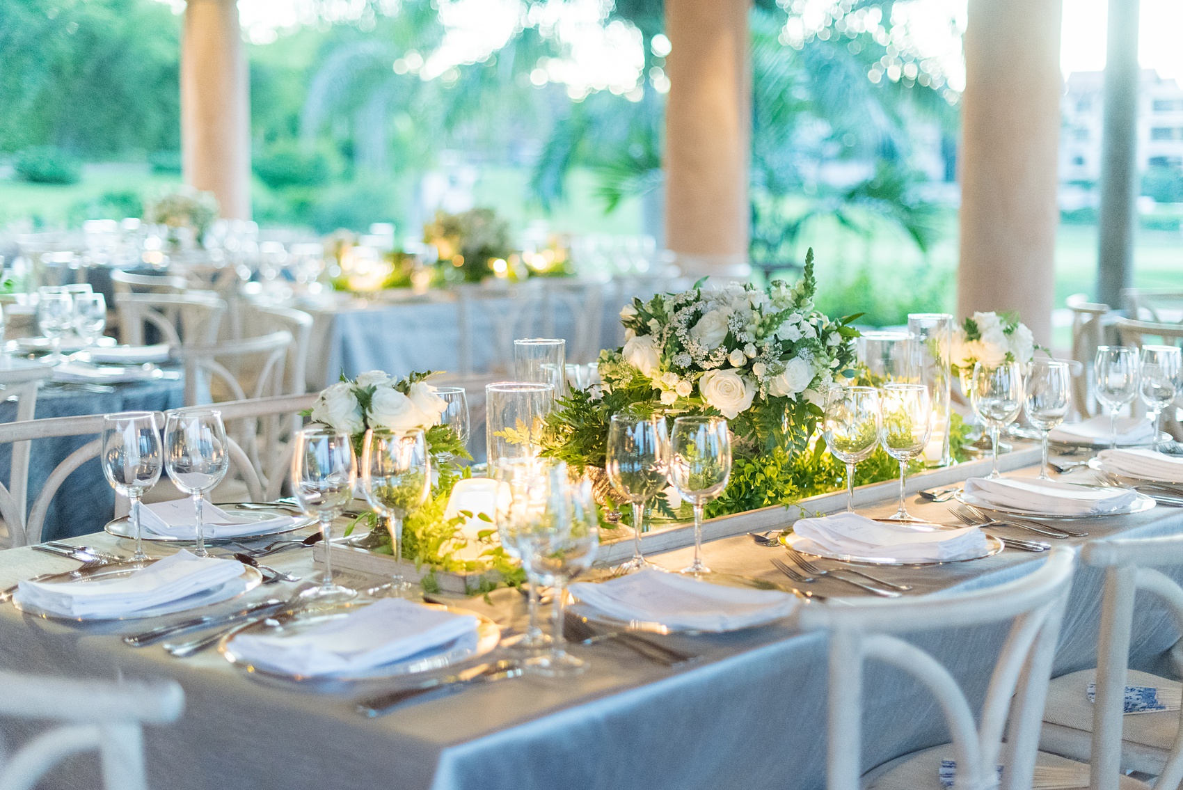 Casa de Campo in the Dominican Republic is a great location for a destination wedding. It’s in La Romana, an hour from Punta Cana, and is an all inclusive resort with Minitas beach and mountains view. It’s a beautiful venue, evidenced by these pictures by destination wedding photographer, Mikkel Paige Photography. Click through for more blue + white ceremony and reception ideas! Planning by @theeventeur. #mikkelpaige #bluewedding #dominicanrepublicwedidng #destinationweddingphotographer