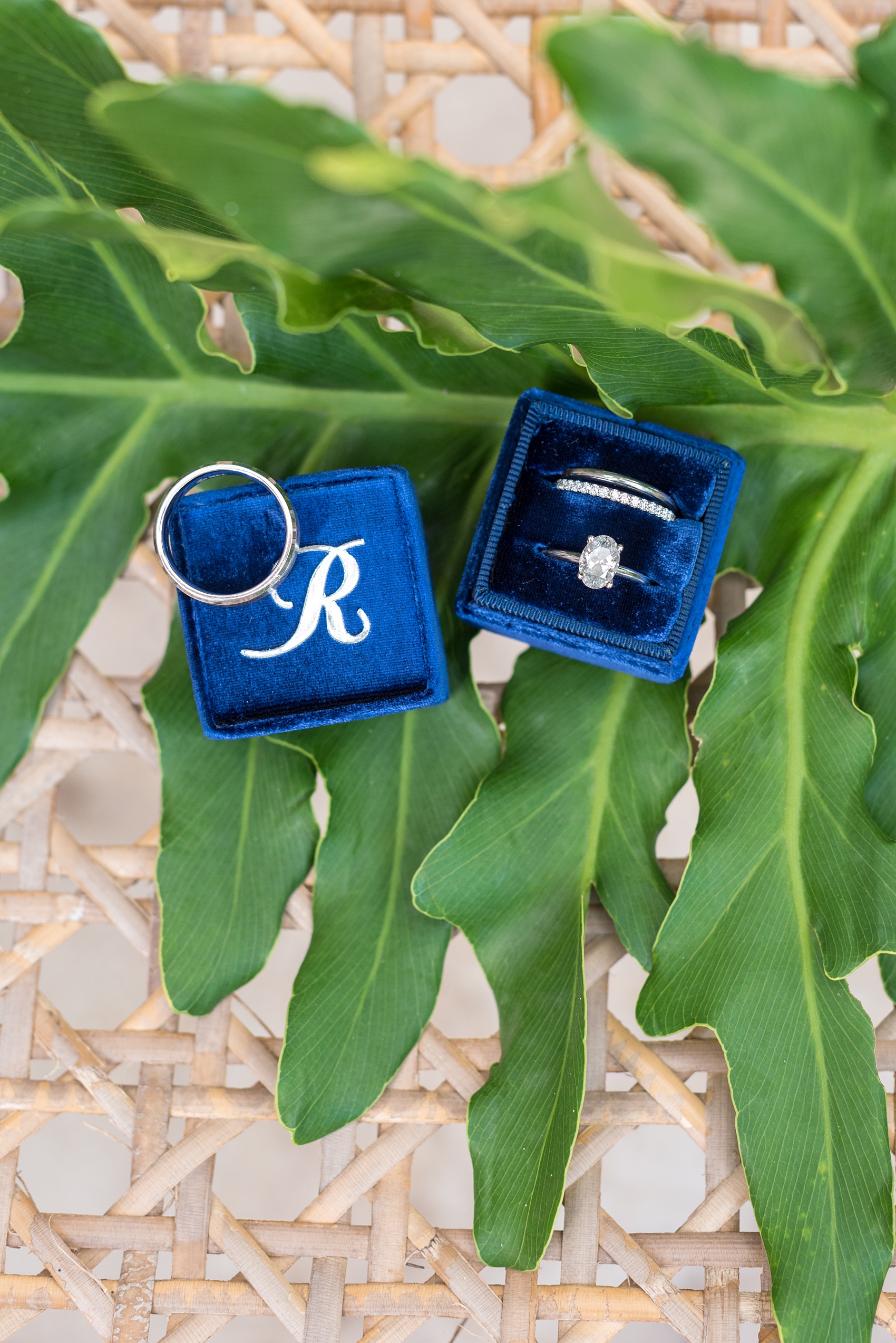 Mikkel Paige Photography, destination wedding photographer, pictures from Casa de Campo. This incredible venue in the Caribbean is in La Romana, Dominican Republic. It has such character and awesome, beautiful locations for photography at every turn. This photo of the rings in a blue velvet Mrs. Box will inspire you! Click through for more photos from a gorgeous wedding! #DestinationWedding #DestinationWeddingPhotographer #MikkelPaige #DominicanRepublicWedding #MrsBox