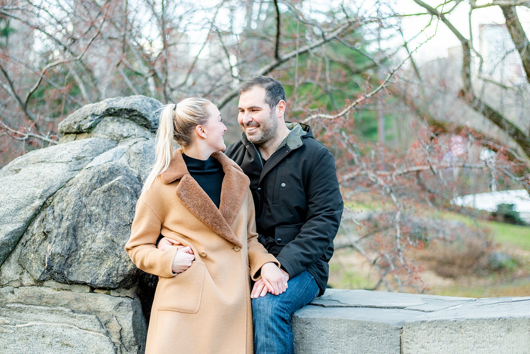 NYC proposal ideas in Central Park with photography by New York City marriage proposal photographer, Mikkel Paige Photography. Of all the cities in the world so many people dream of getting engaged in iconic, beautiful NY. Manhattan is wonderful whether winter, spring, summer, or fall and we're seasoned pros at capturing your moment. Christmas time is magic, Valentine's Day romantic and everyday between can be made memorable! Click through for more grand ideas! #MikkelPaige #NYCproposal #marryme