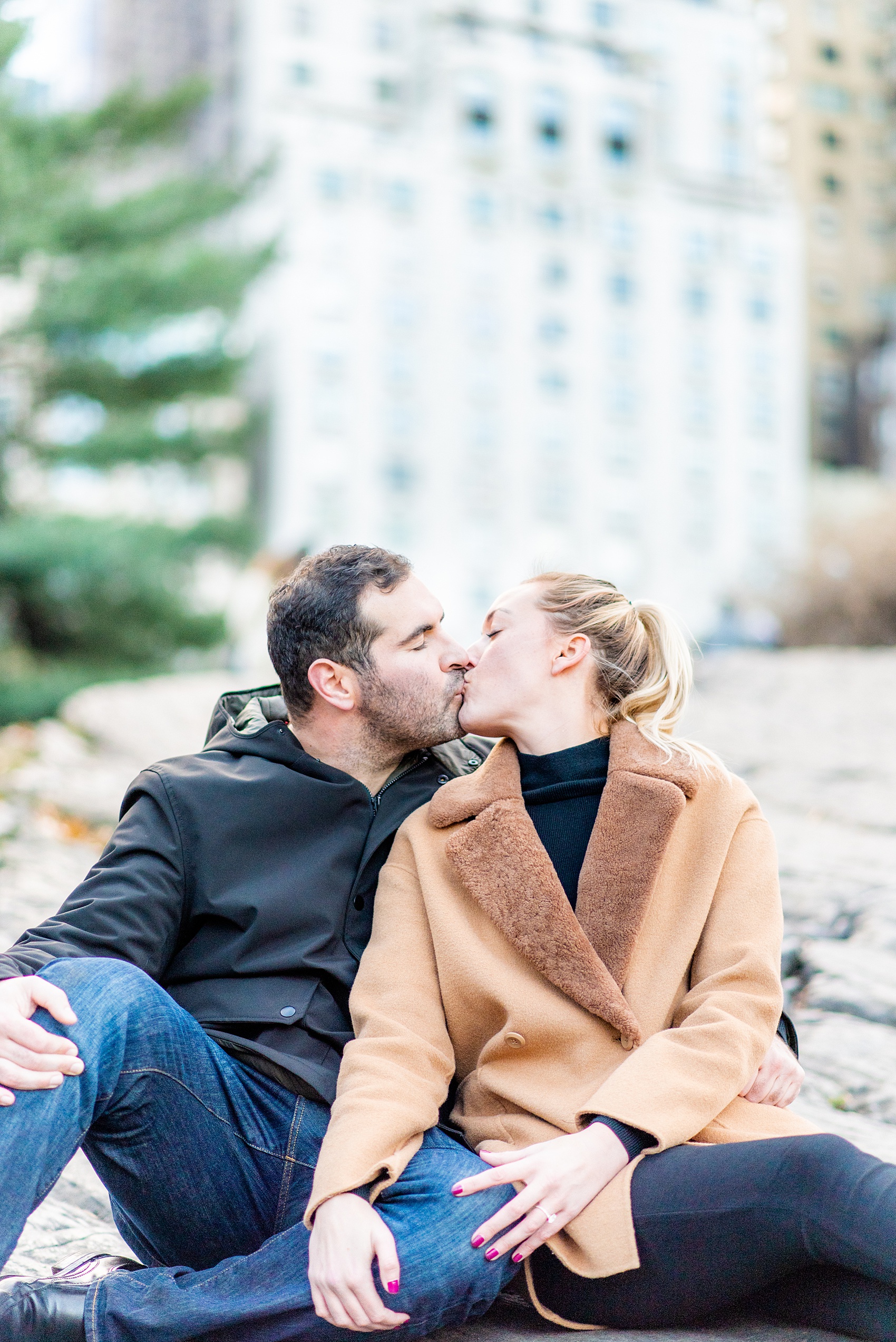 NYC proposal ideas in Central Park with photography by New York City marriage proposal photographer, Mikkel Paige Photography. Of all the cities in the world so many people dream of getting engaged in iconic, beautiful NY. Manhattan is wonderful whether winter, spring, summer, or fall and we're seasoned pros at capturing your moment. Christmas time is magic, Valentine's Day romantic and everyday between can be made memorable! Click through for more grand ideas! #MikkelPaige #NYCproposal #marryme