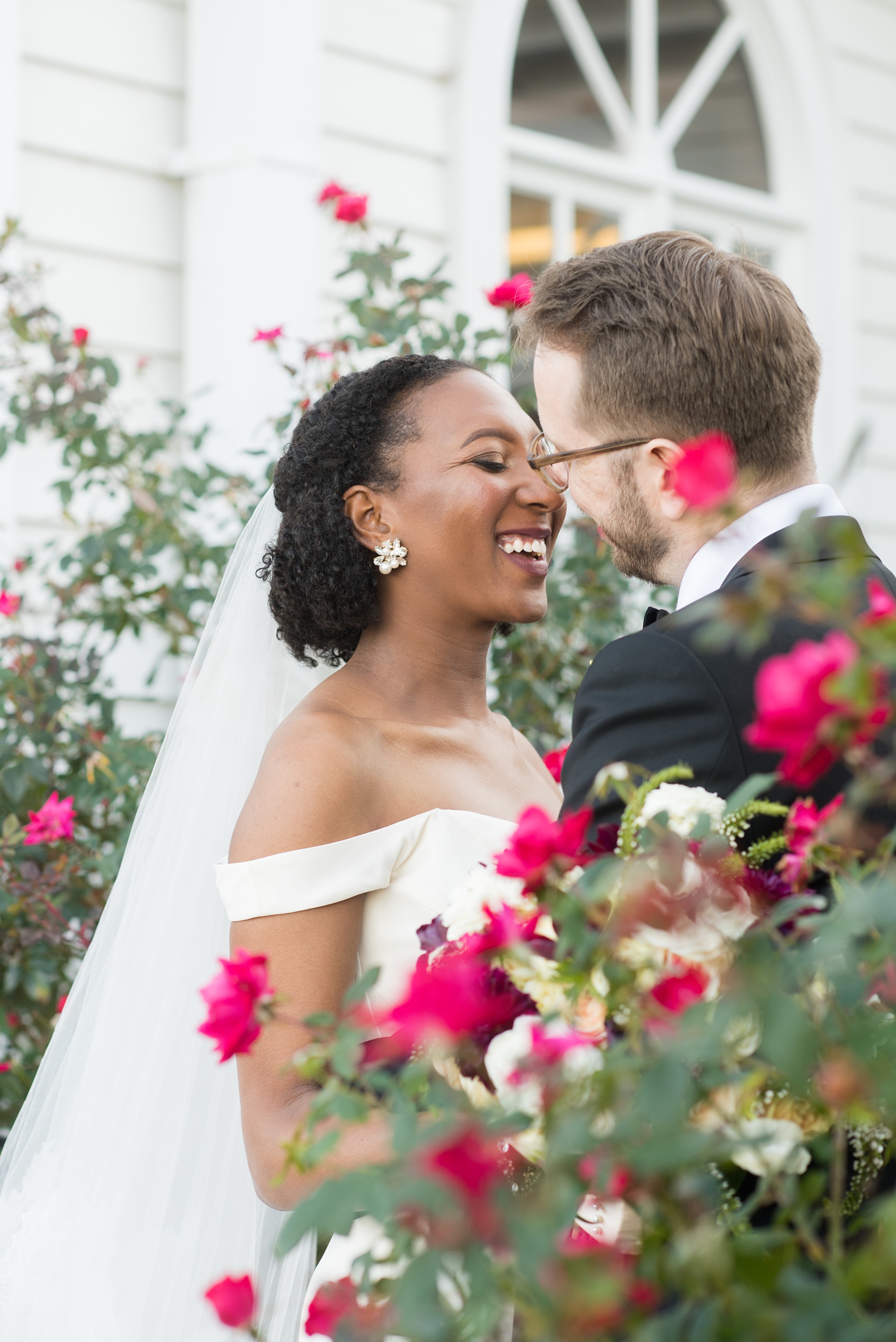 A fall wedding with burgundy, dusty rose and grey details. Mikkel Paige Photography, photographer in Greenville NC and Raleigh, captured this wedding at Rock Springs Center, planned by @vivalevent. The bride and groom had beautiful photos during golden hour on an autumn day! Click through for details! #mikkelpaige NCwedding #northcarolinawedding #southernwedding #brideandgroom