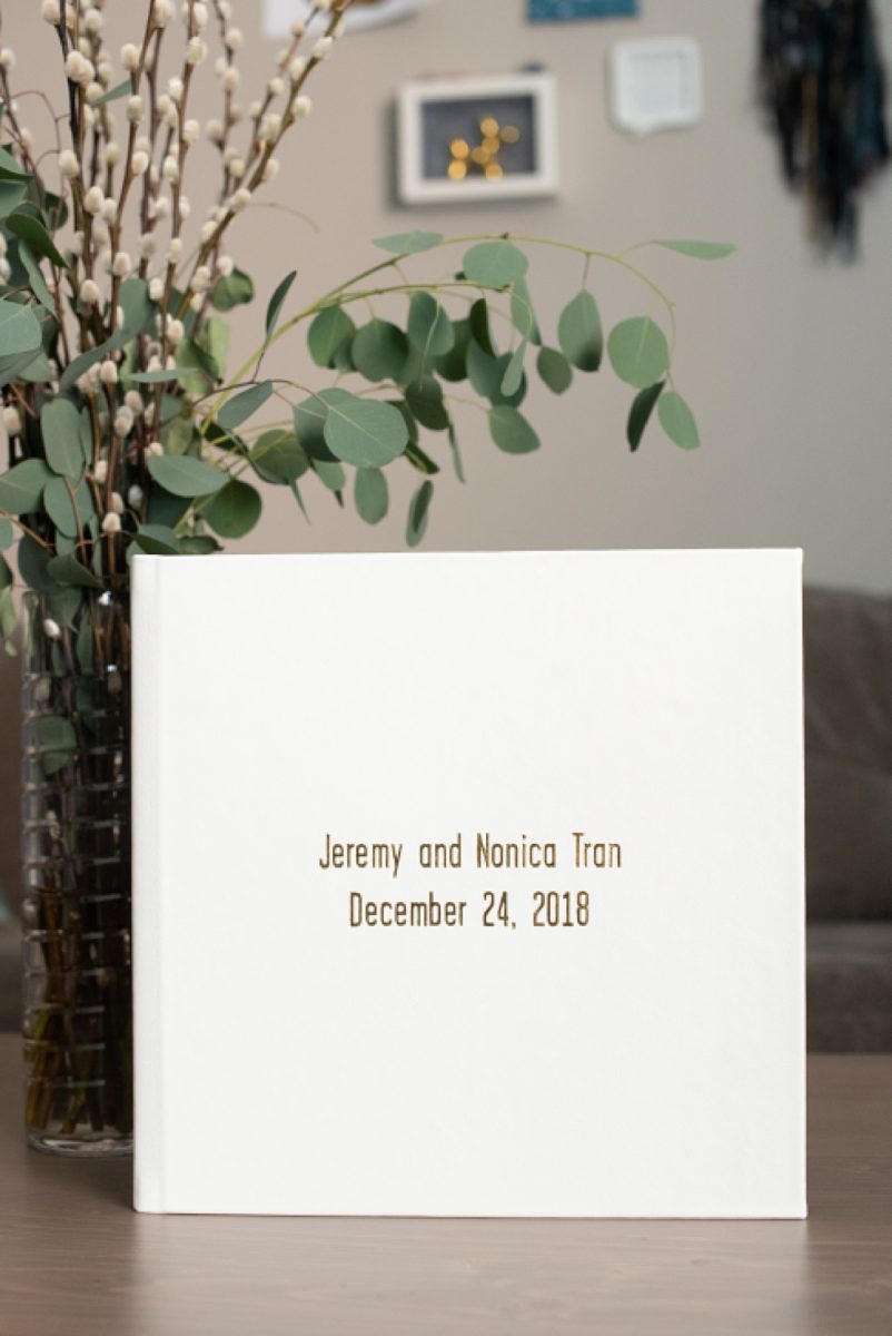 Polar Leather Signature Wedding Album Nonica Jeremy Nyc