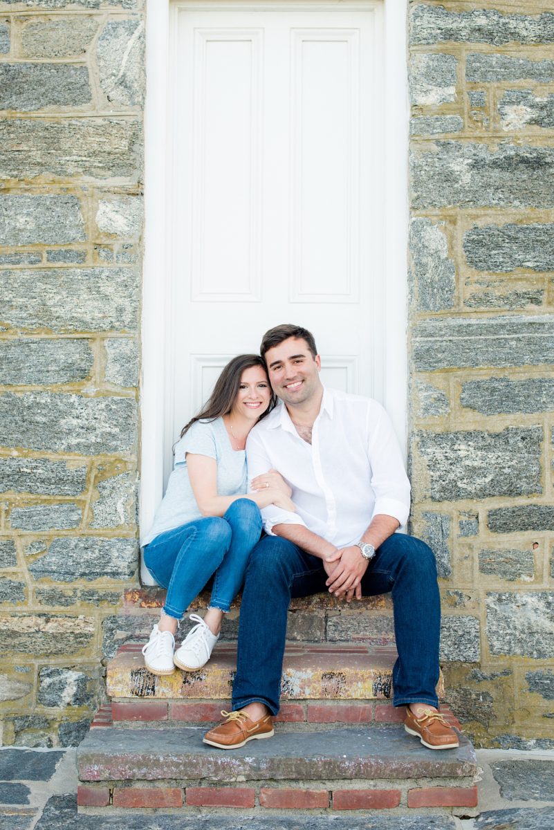 Beautiful Long Island engagement photos on the beach with a lighthouse. Mikkel Paige Photography captured the couple at Robert Moses state park in New York, just 40 minutes from NYC. #mikkelpaige #LongIslandEngagement #LongIslandBeachEngagement #Beachweddingphotos #LongIslandphotographer #LongIslandWeddingPhotographer