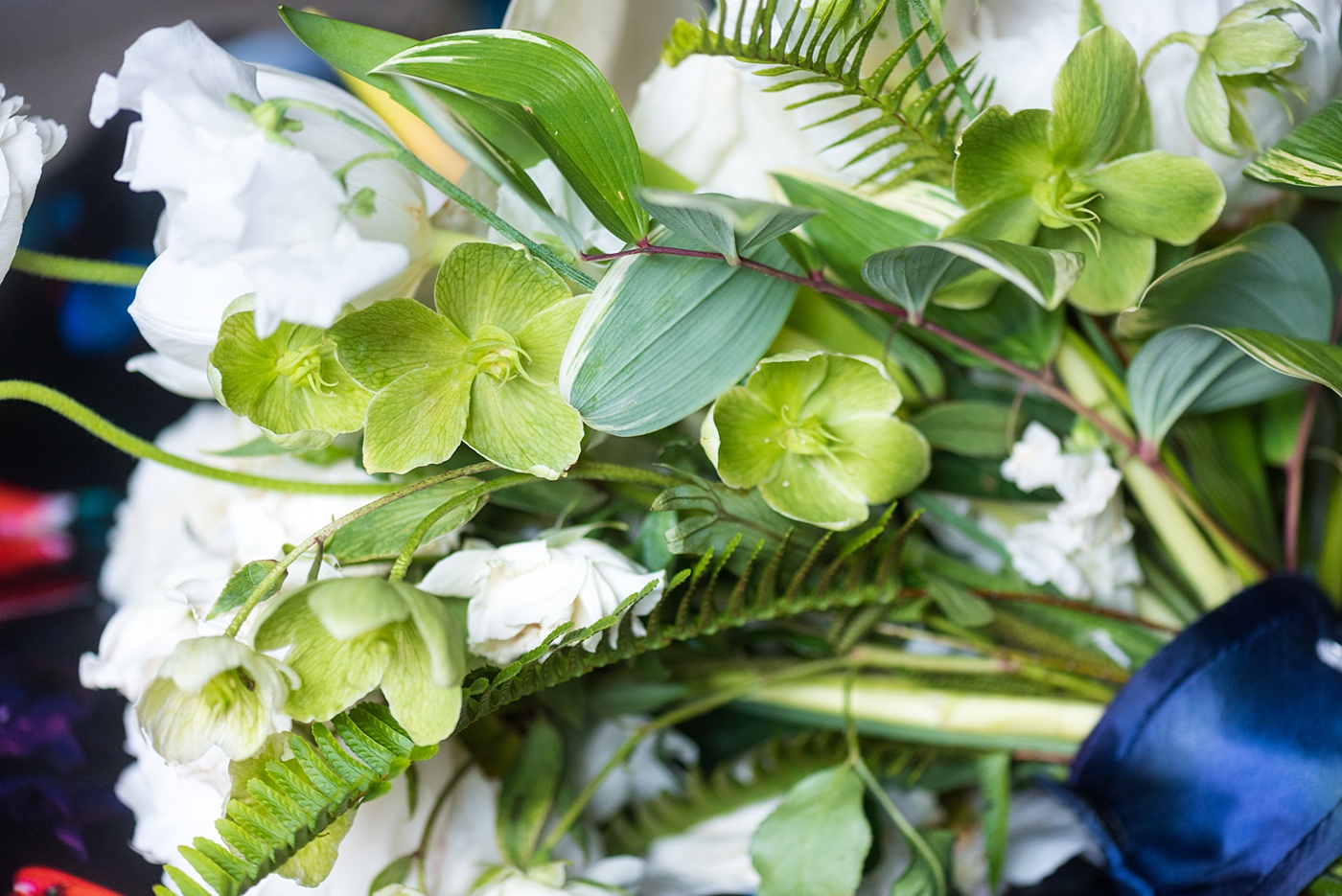 Mikkel Paige Photography's wedding photos - an elopement in downtown Raleigh, North Carolina - with a white bouquet by @meristemfloral, beauty by Wink Hair and Makeup and detail photos by Mikkel Paige Photography.