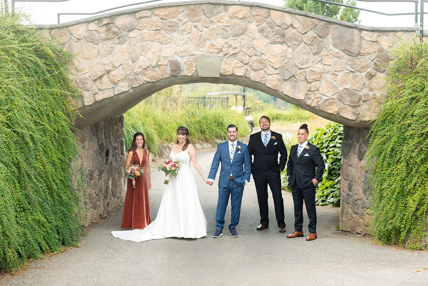 Photos from a wedding at New Jersey venue Crystal Springs Resort by Mikkel Paige Photography. This NJ event space has a beautiful outdoor area for pictures of the bride and groom! #mikkelpaige #crystalsprings #golfcoursevenue #newjerseyweddingvenue