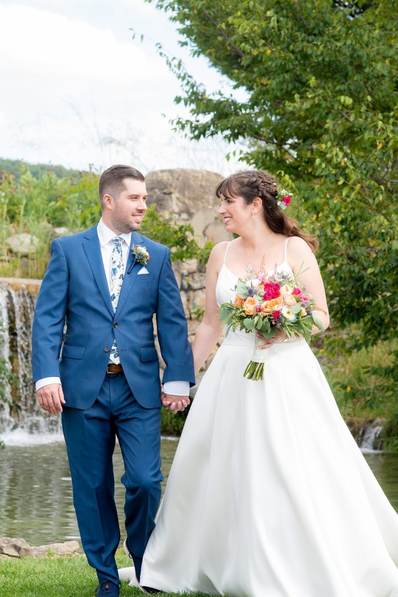 New Jersey wedding venue, Crystal Springs Resort, in Hamburg with an outdoor ceremony option and indoor reception. Photos by Mikkel Paige Photography. #mikkelpaige #CrystalSprings #NJweddingvenues #NewJerseyWedding #NJweddingphotographer #brideandgroom