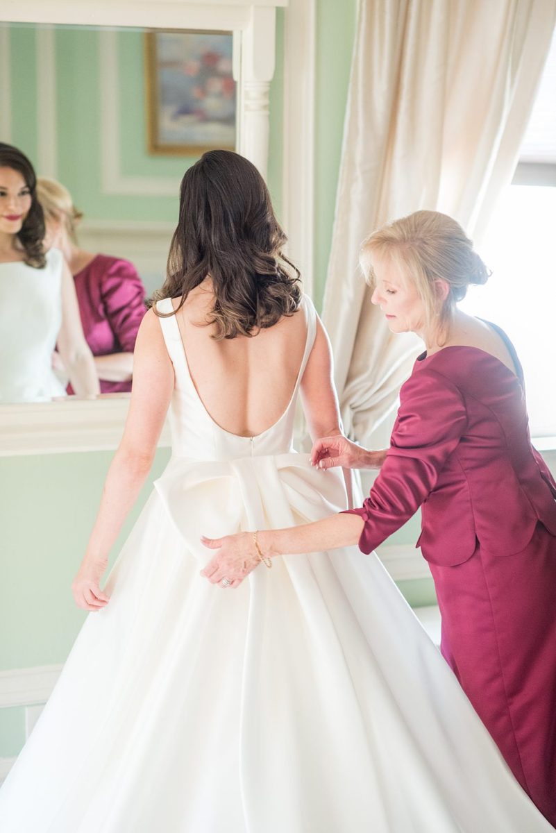 Fall wedding in upstate New York, just outside NYC, in Chappaqua, Westchester County. The wedding at Crabtree's Kittle House had an outdoor ceremony then reception indoors. It was filled with pumpkins, autumn leaves, orange, white, and peach colors. The bride got ready with her mother and bridesmaids at the estate house. Photos taken by Mikkel Paige Photography. #mikkelpaige #fallwedding #newyorkweddingvenues #outdoorceremony #autumnwedding #gettingready #bridestyle #bridesmaids