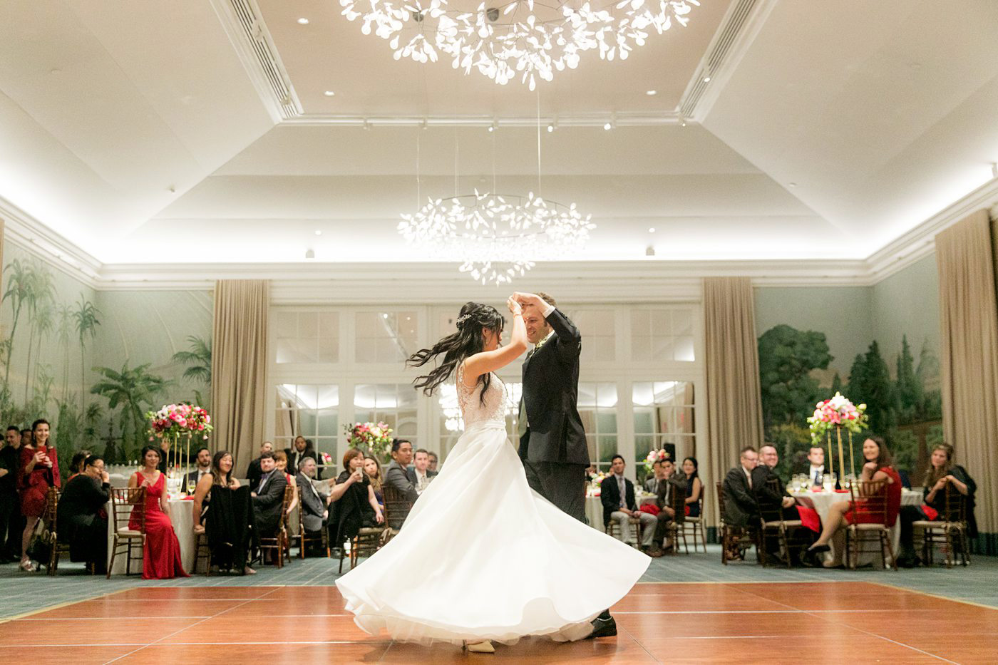 New York Botanical Garden wedding photos by Mikkel Paige Photography with an outdoor ceremony and indoor reception at the Terrace Room. After the couple's engagement photoshoot in Manhattan I was excited for their fall wedding near the Conservatory, at this NYC venue. #mikkelpaige #nybg #newyorkbotanicalgardenwedding #NYBotanicalGarden #Bronxwedding #newyorkcityweddingvenues #weddingreception