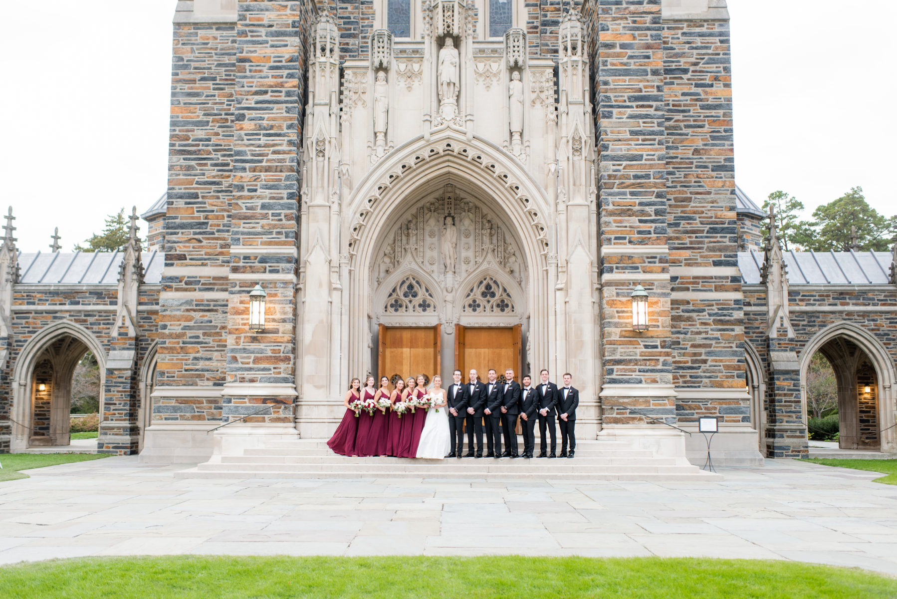 Wedding photographer Mikkel Paige Photography captures a ceremony at Duke Chapel and reception at The Rickhouse, a beautiful downtown venue in Durham, North Carolina. #durhamweddingphotographer #DukeChapelWedding #DurhamWeddingNorthCarolina #DurhamWeddingPhotographer #MikkelPaige