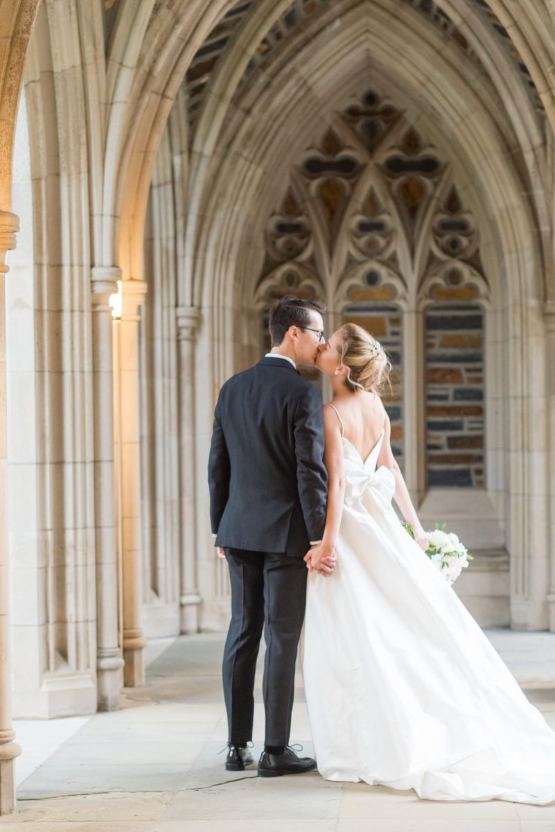 Wedding photographer Mikkel Paige Photography captures a ceremony at Duke Chapel and reception at The Rickhouse, a beautiful downtown venue in Durham, North Carolina. #DukeChapelWedding #DurhamWeddingNorthCarolina #DurhamWeddingPhotographer #MikkelPaige