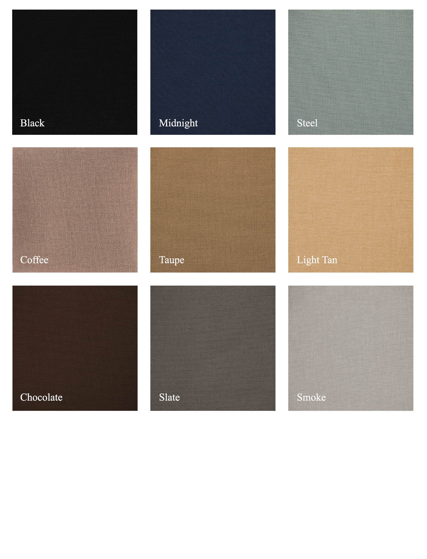 Linen fine art album swatches