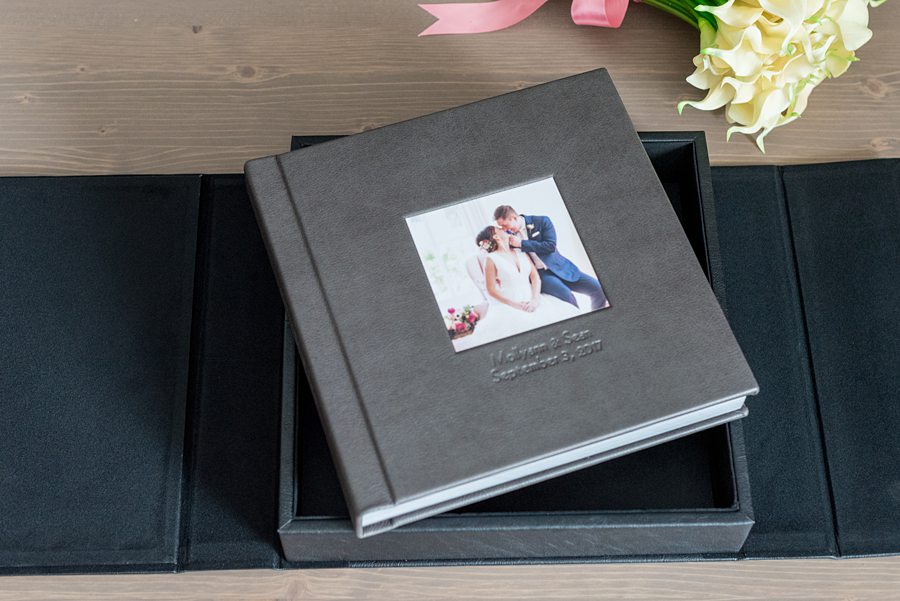 Fine art album by luxury wedding photographer, Mikkel Paige Photography.