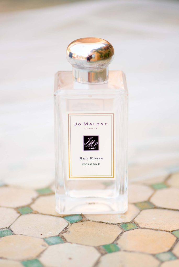 Perfume detail at a small destination wedding at a California winery in Los Gatos. Photos by Mikkel Paige Photography.