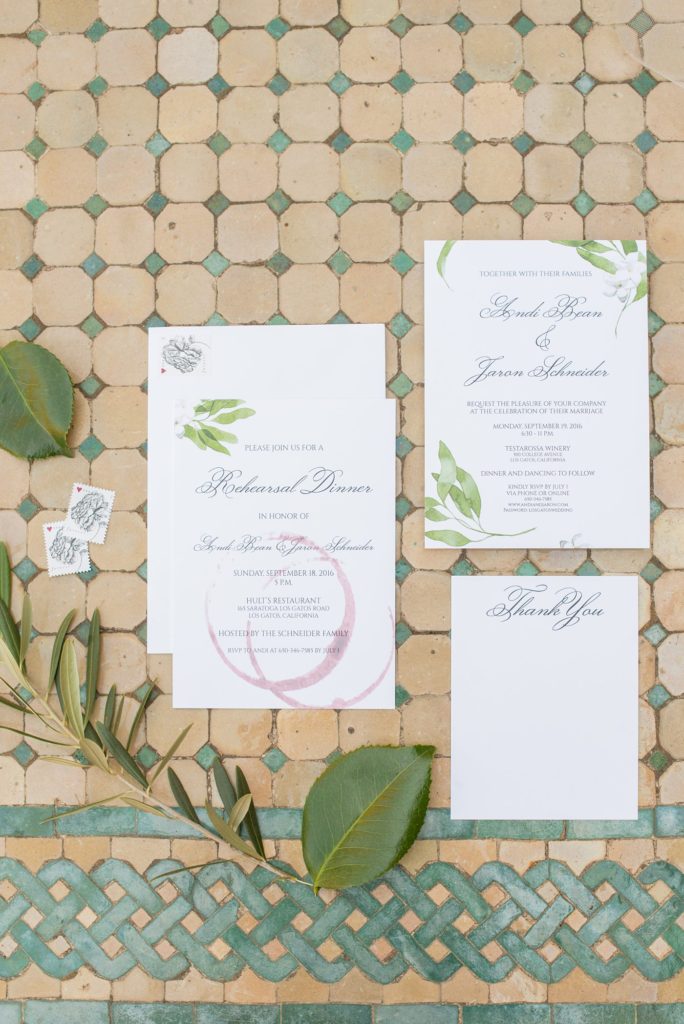 Destination wedding at a California winery in Los Gatos. Photos by Mikkel Paige Photography.