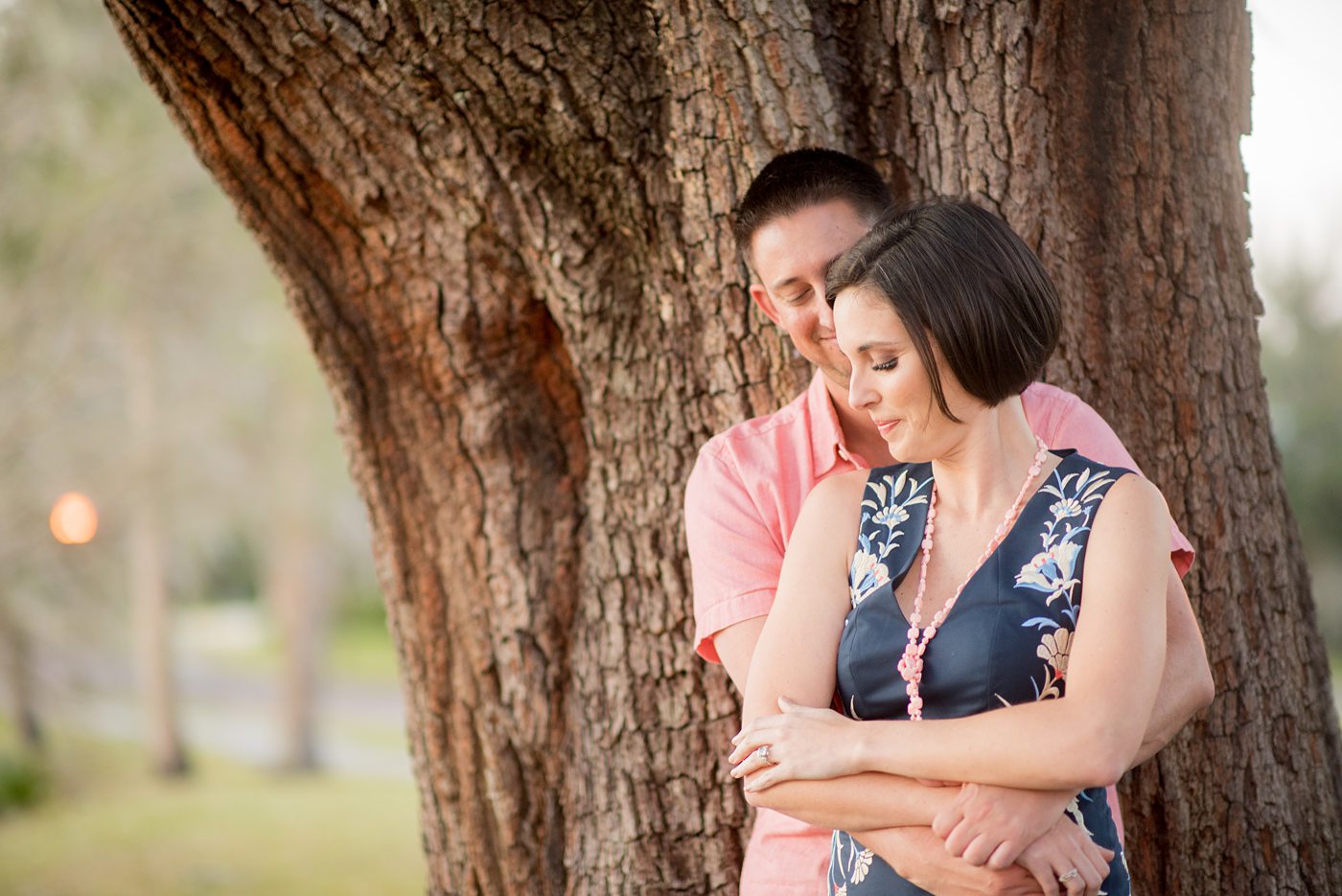 Engagement photos in downtown Orlando, Florida by Mikkel Paige Photography, destination wedding photographer.
