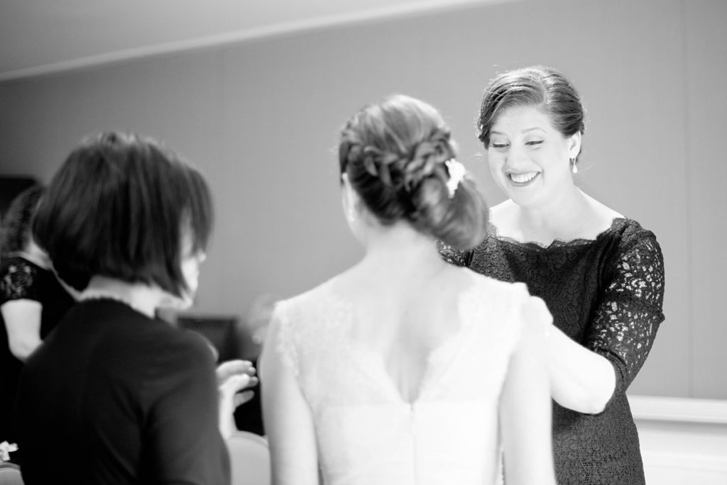 Wedding prep for a celebration at Estancia La Jolla. Wedding photos by destination photographer Mikkel Paige Photography.