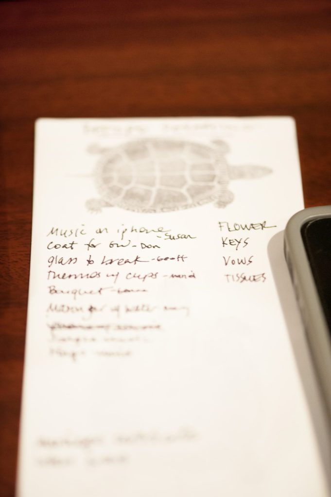 Details from a small Brooklyn wedding in NYC during fall with photos by Mikkel Paige Photography.