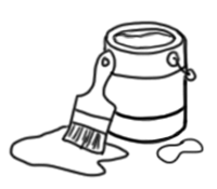 Paint can icon by Mikkel Paige