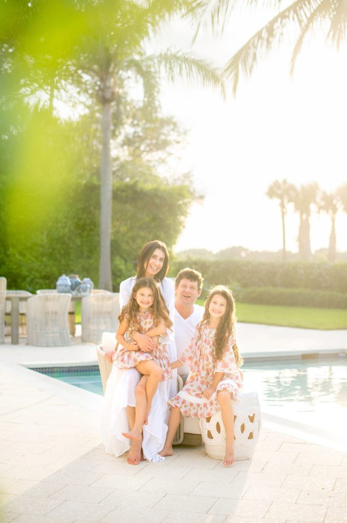 Photographs of a family at a community in Jupiter, South Florida. Pictures by Mikkel Paige Photographer.